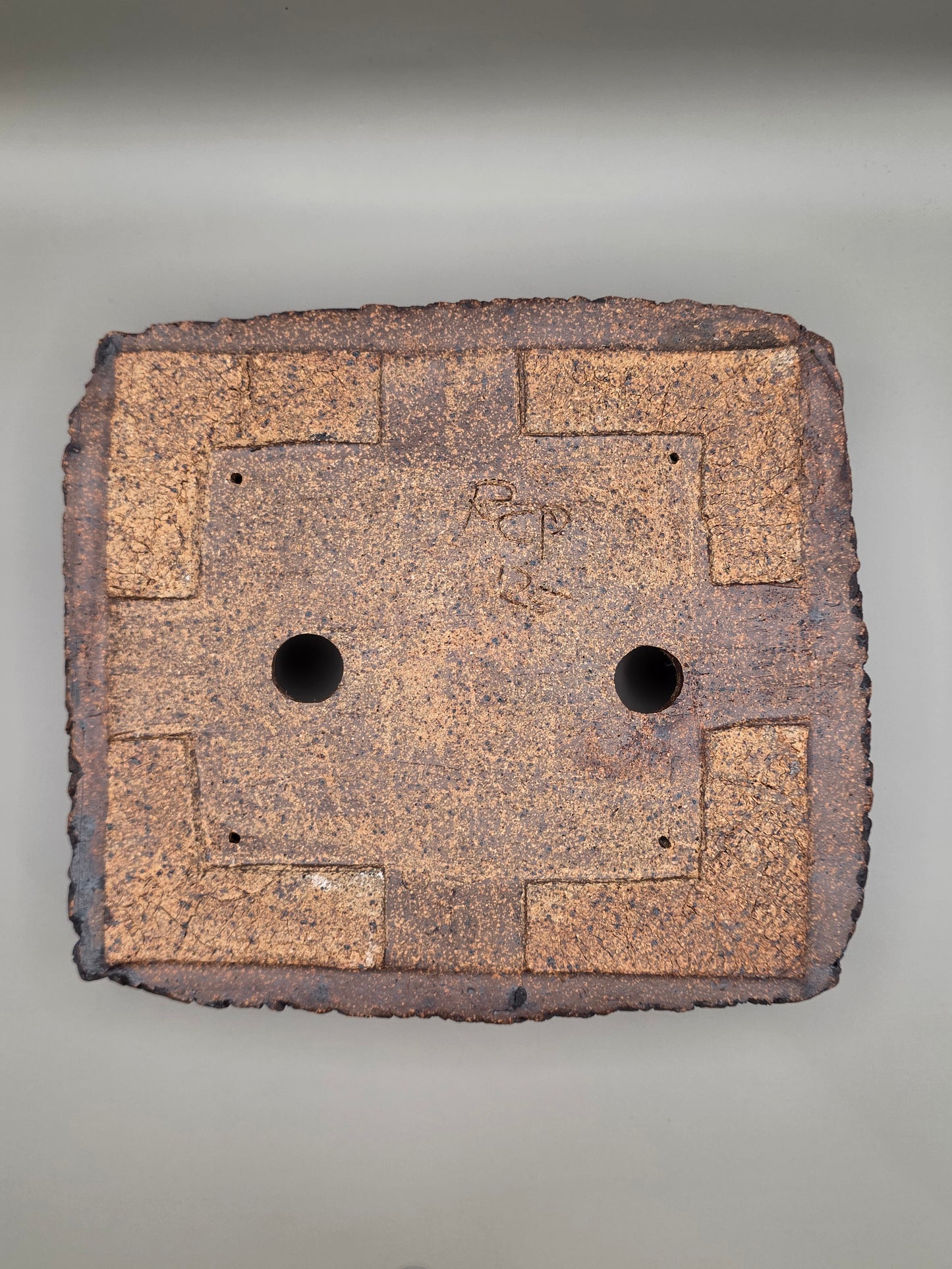 Handmade Ceramic Bonsai Pot #38 by Rough Cut Pottery