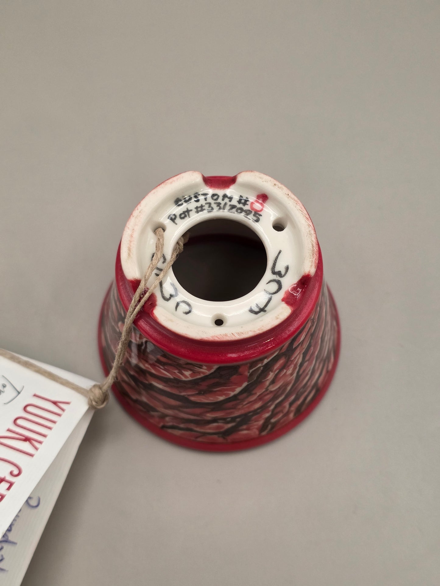 Handmade Ceramic Bonsai Pot - Custom pot #8 "Yummy Razor" pot #33/2025 by Yuuki Ceramics