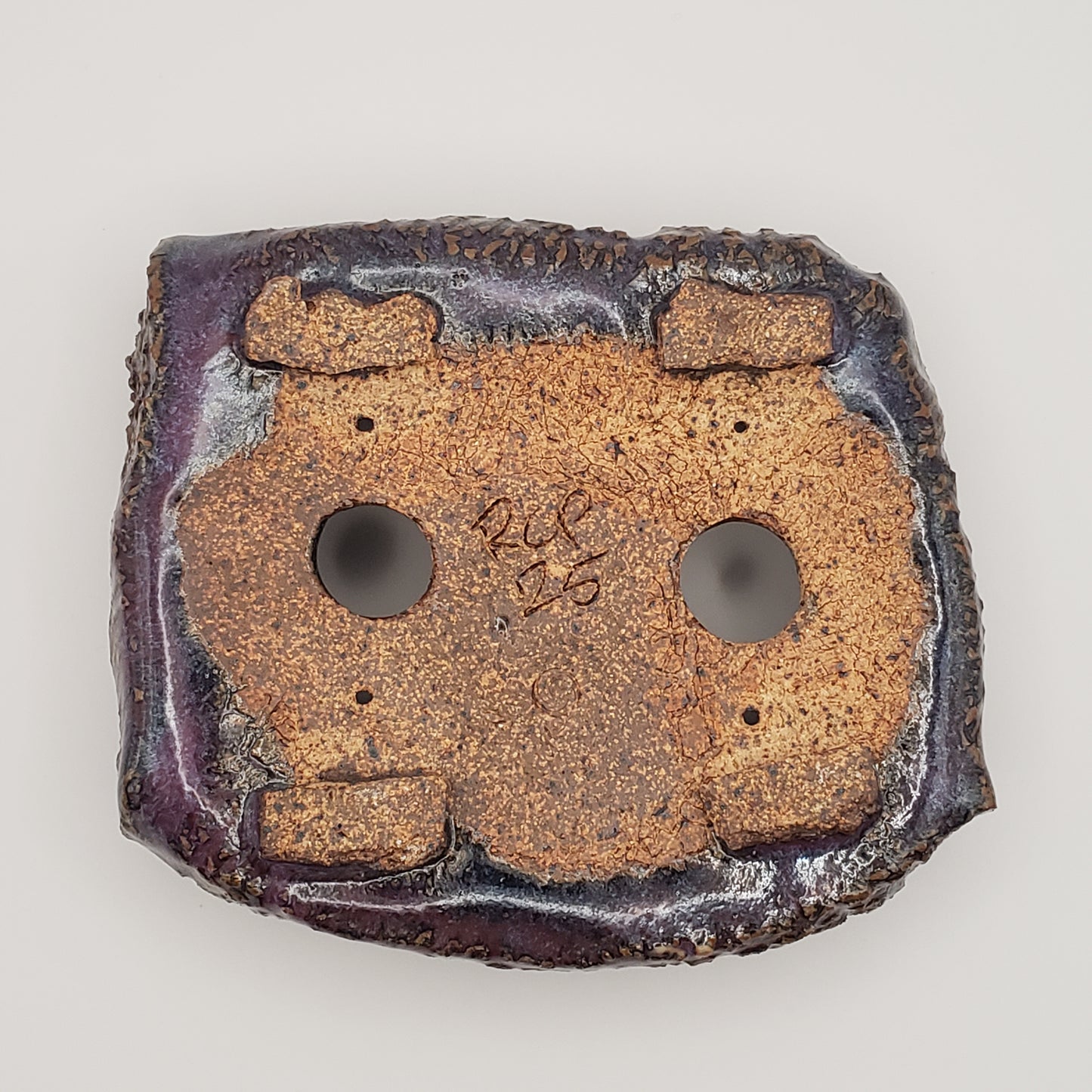 Handmade Ceramic Bonsai Pot #30 by Rough Cut Pottery