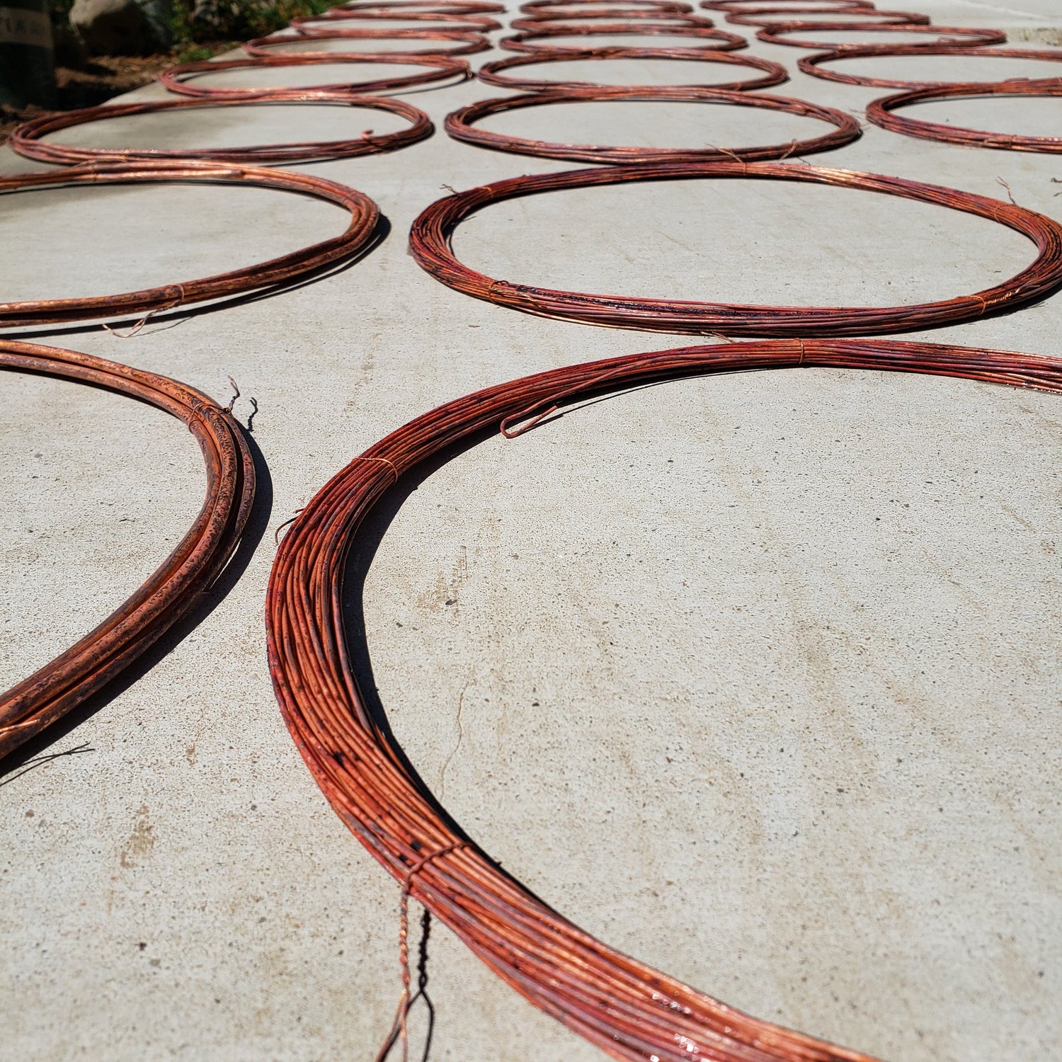 Annealed copper bonsai wire