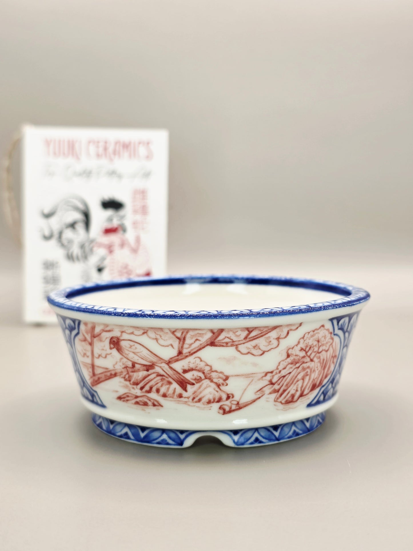 Handmade Ceramic Bonsai Pot - "Landscapes #3" pot #4/2026 by Yuuki Ceramics