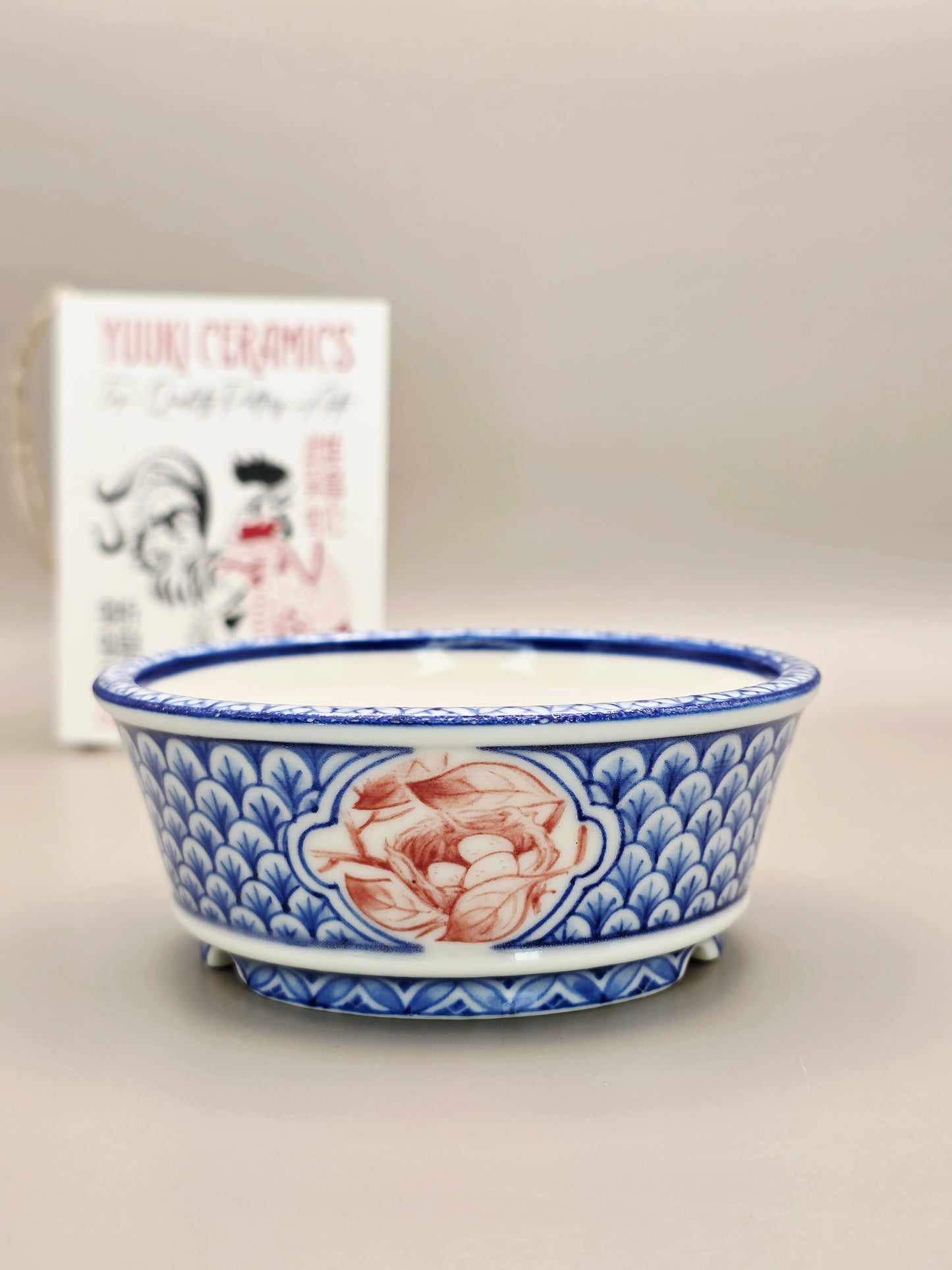 Handmade Ceramic Bonsai Pot - "Landscapes #3" pot #4/2026 by Yuuki Ceramics