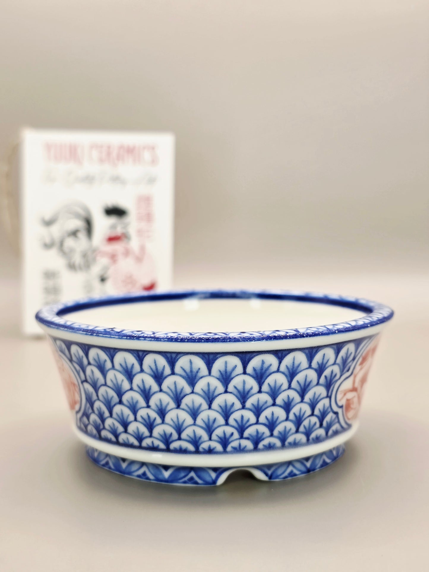 Handmade Ceramic Bonsai Pot - "Landscapes #3" pot #4/2026 by Yuuki Ceramics