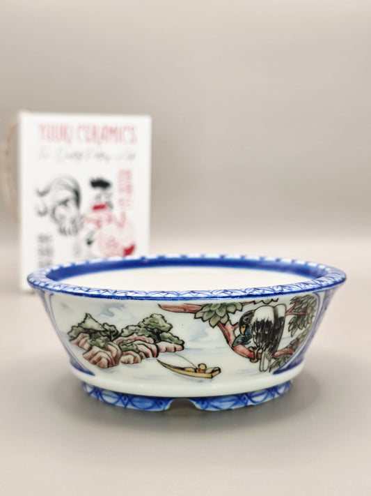 Handmade Ceramic Bonsai Pot - "Landscapes #1" pot #2/2026 by Yuuki Ceramics