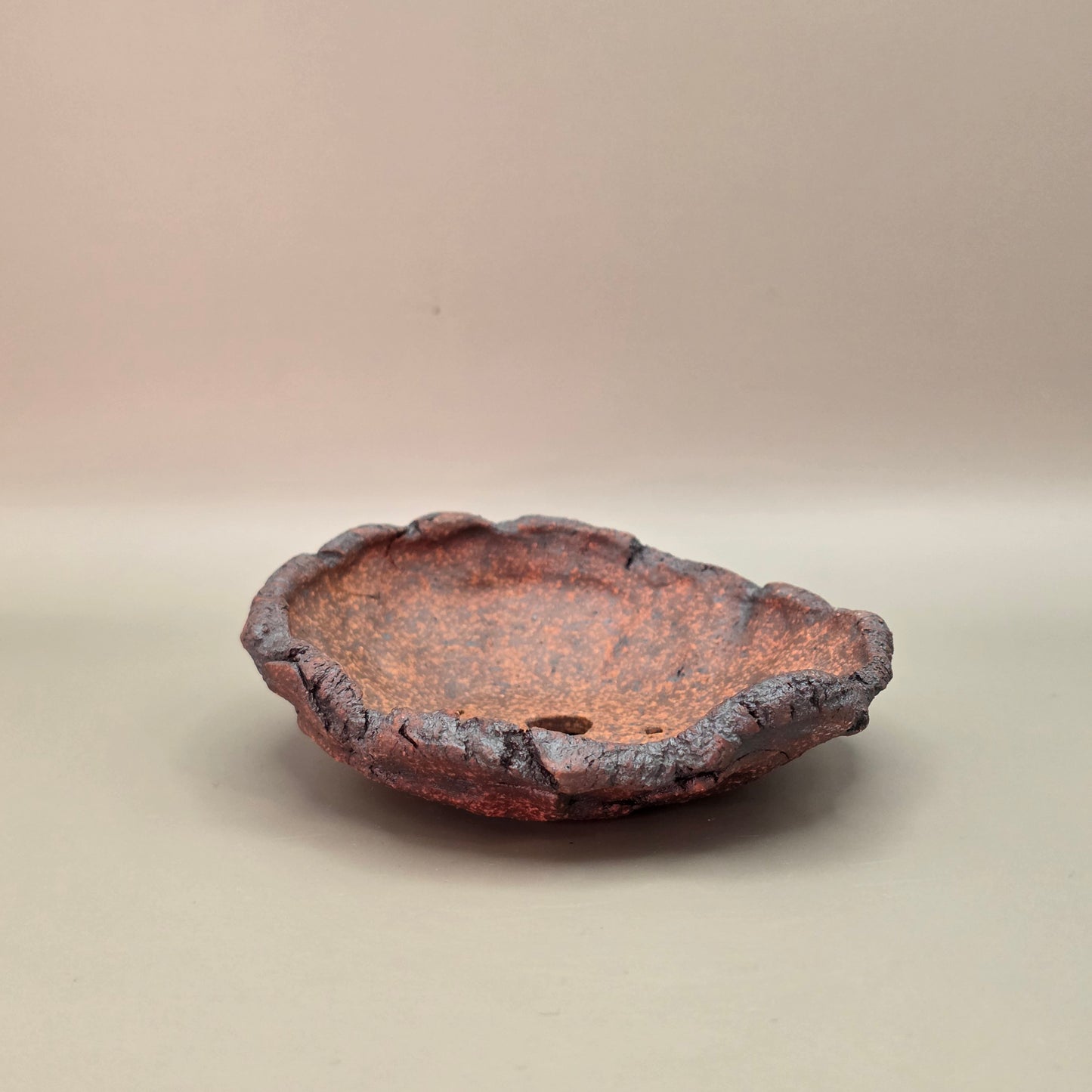 Handmade Ceramic Bonsai Pot #40 by Rough Cut Pottery
