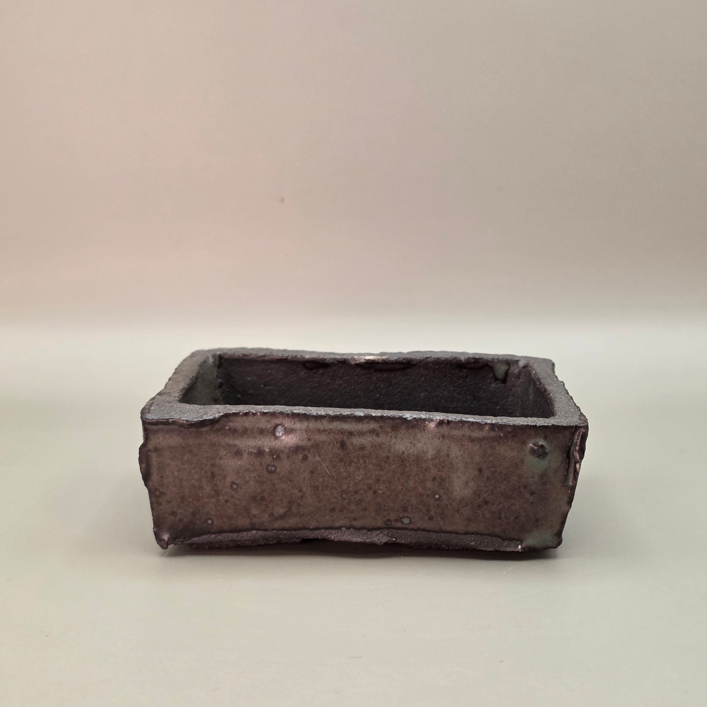 Handmade Ceramic Bonsai Pot #42 by Rough Cut Pottery