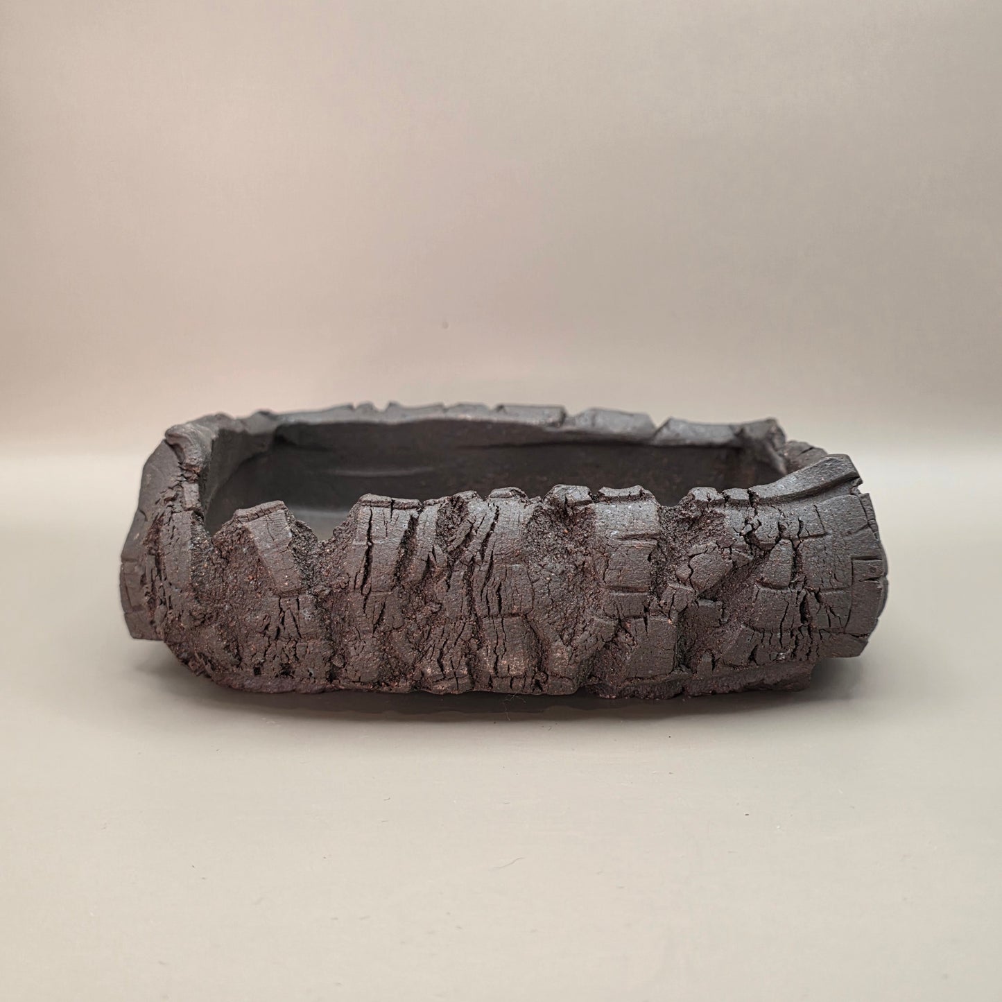 Handmade Ceramic Bonsai Pot #46 by Rough Cut Pottery