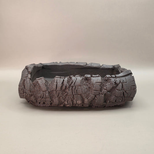 Handmade Ceramic Bonsai Pot #46 by Rough Cut Pottery