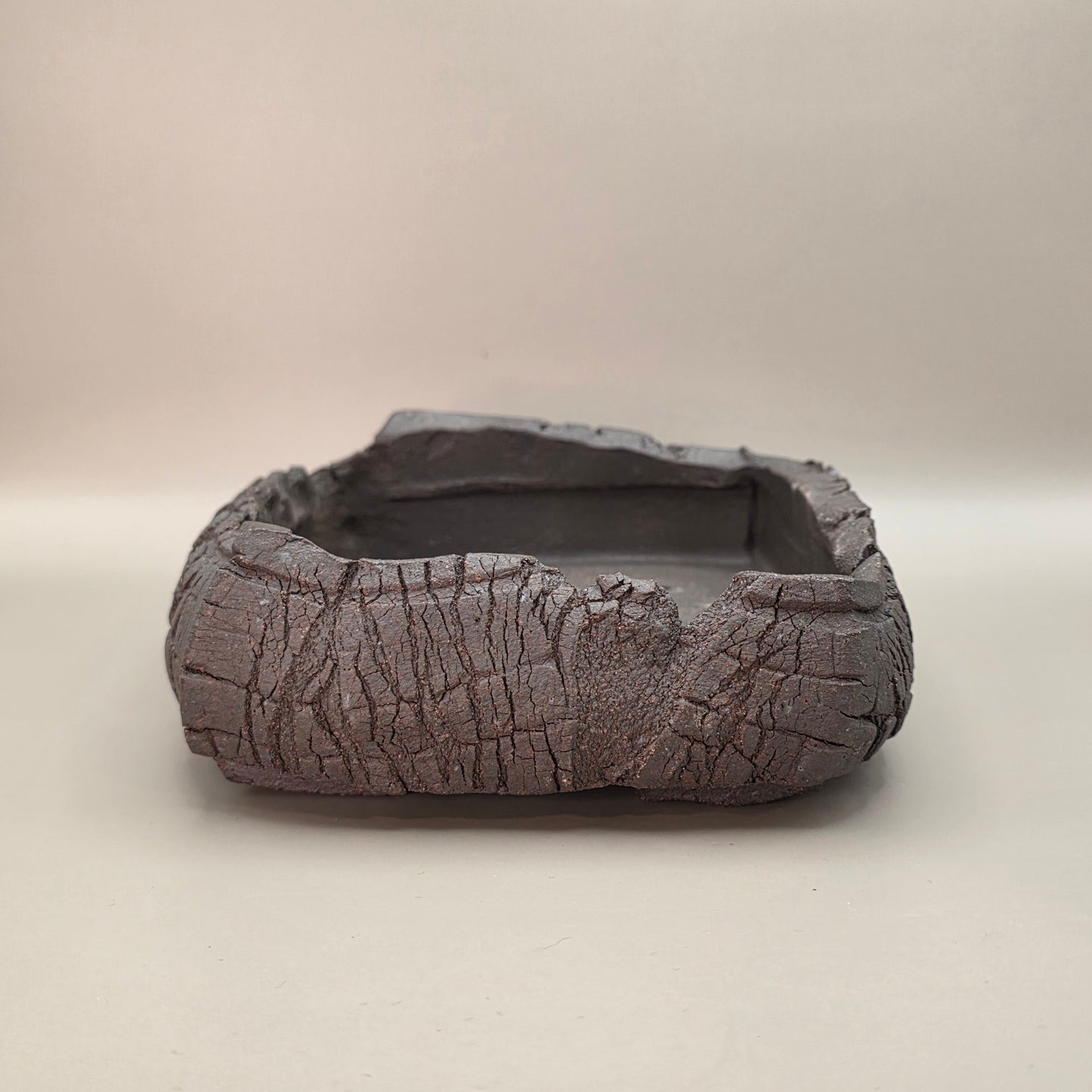 Handmade Ceramic Bonsai Pot #46 by Rough Cut Pottery