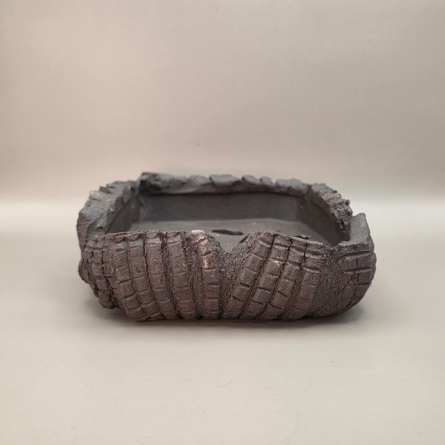 Handmade Ceramic Bonsai Pot #47 by Rough Cut Pottery