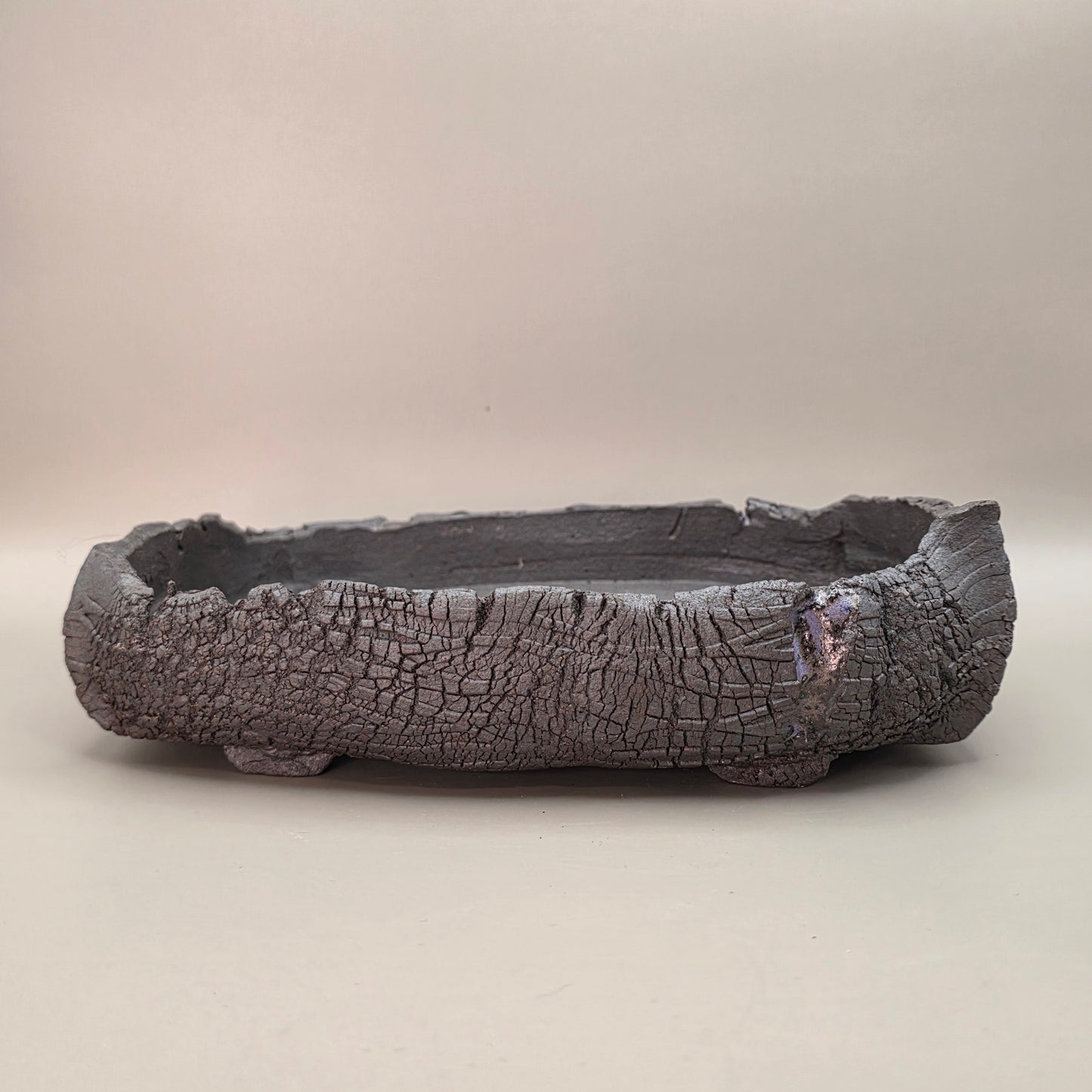 Handmade Ceramic Bonsai Pot #48 by Rough Cut Pottery