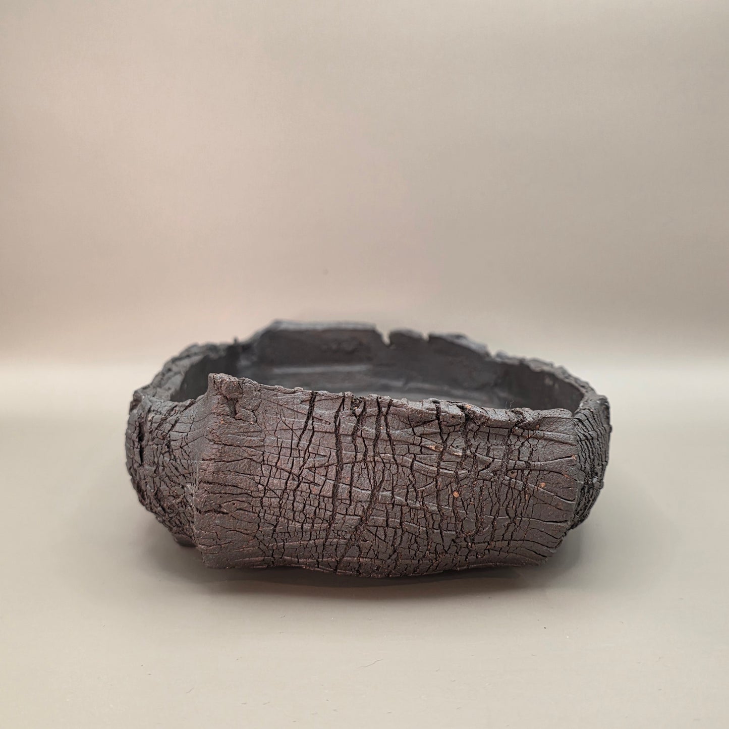 Handmade Ceramic Bonsai Pot #48 by Rough Cut Pottery