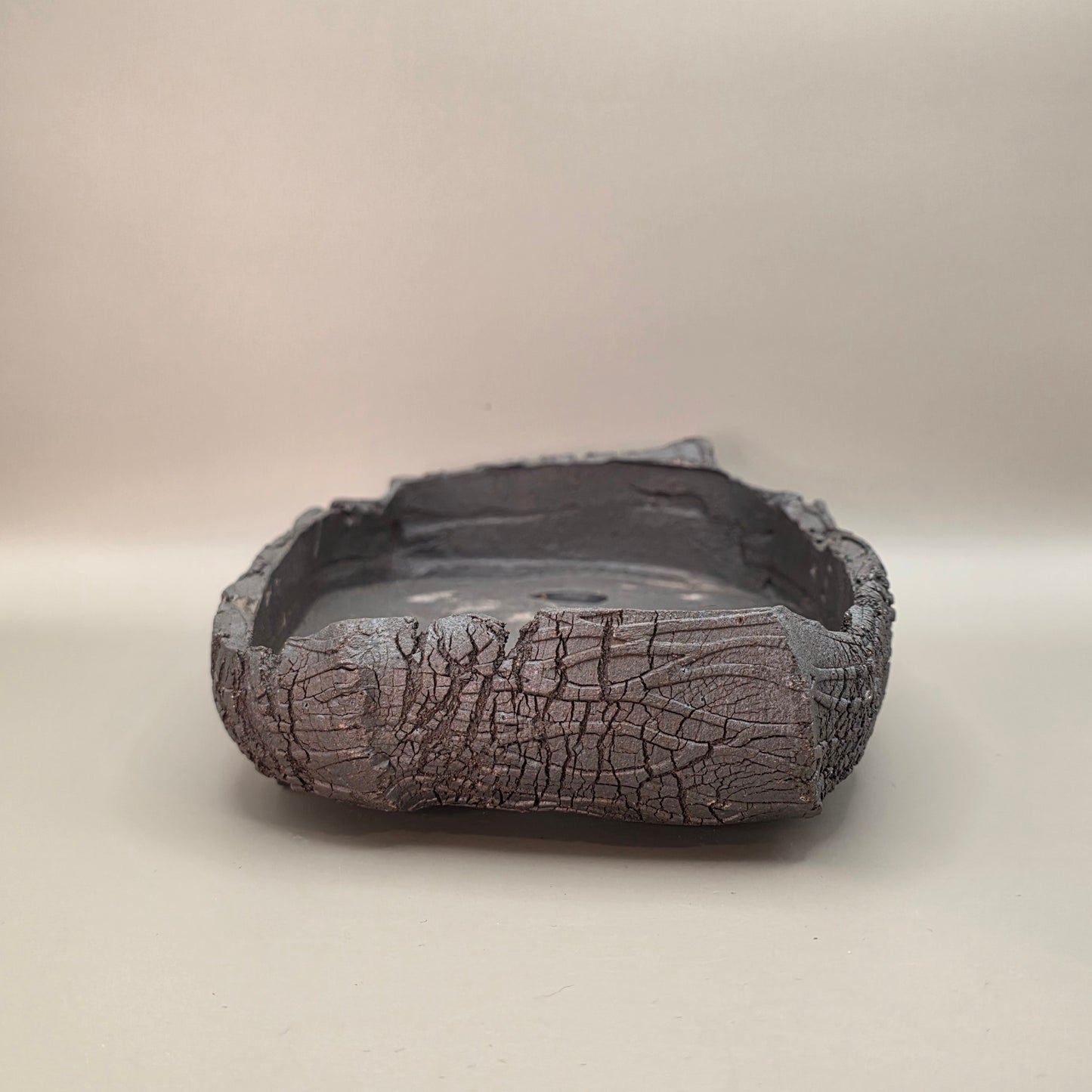 Handmade Ceramic Bonsai Pot #48 by Rough Cut Pottery