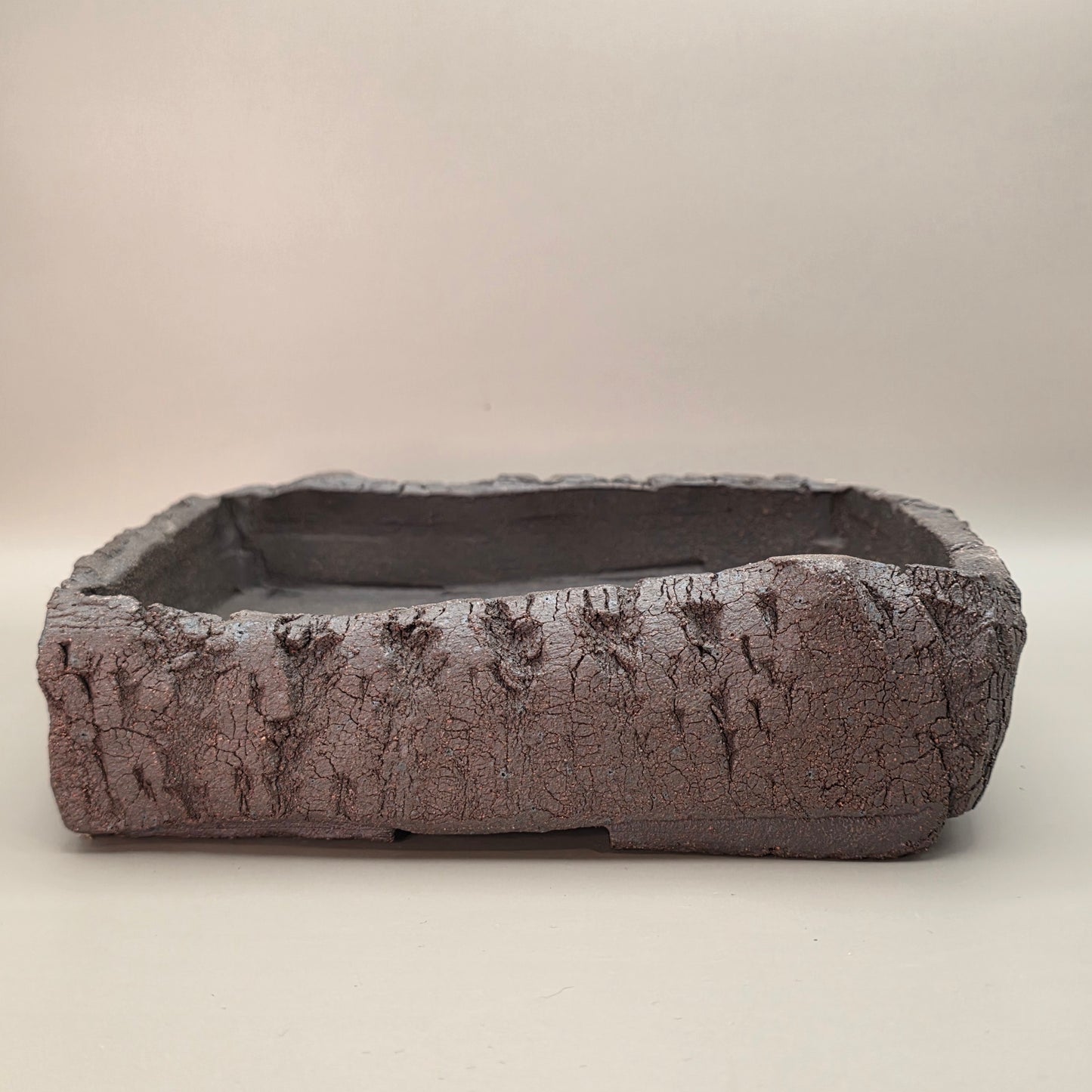 Handmade Ceramic Bonsai Pot #49 by Rough Cut Pottery