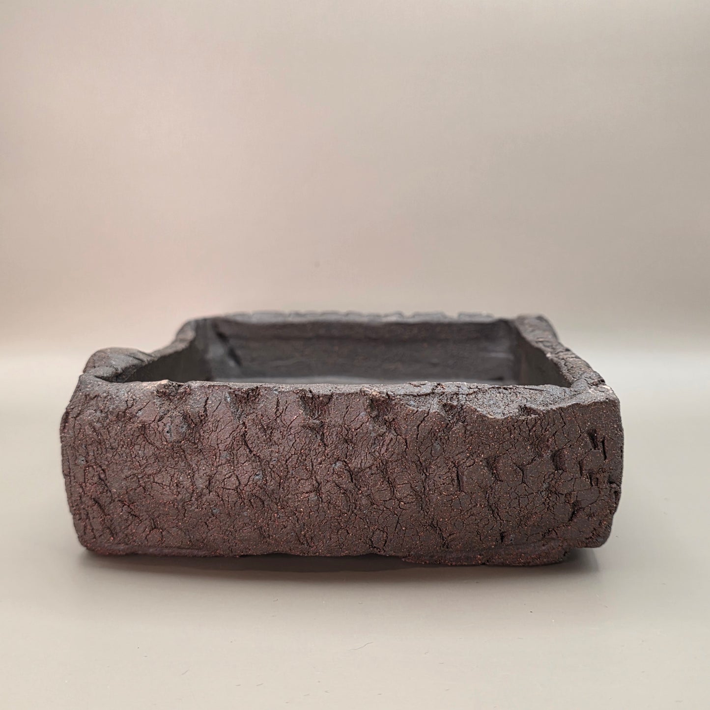 Handmade Ceramic Bonsai Pot #49 by Rough Cut Pottery