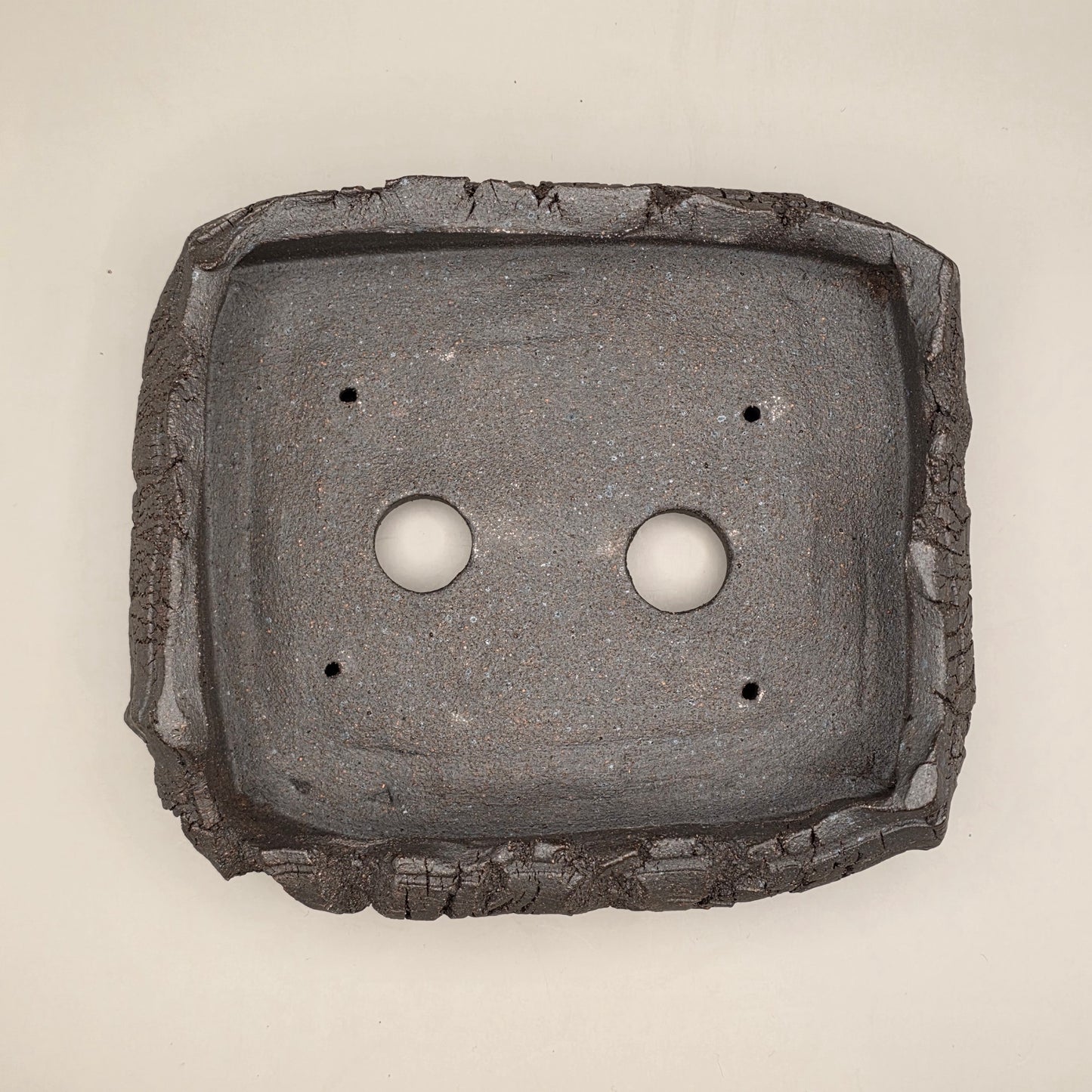 Handmade Ceramic Bonsai Pot #46 by Rough Cut Pottery