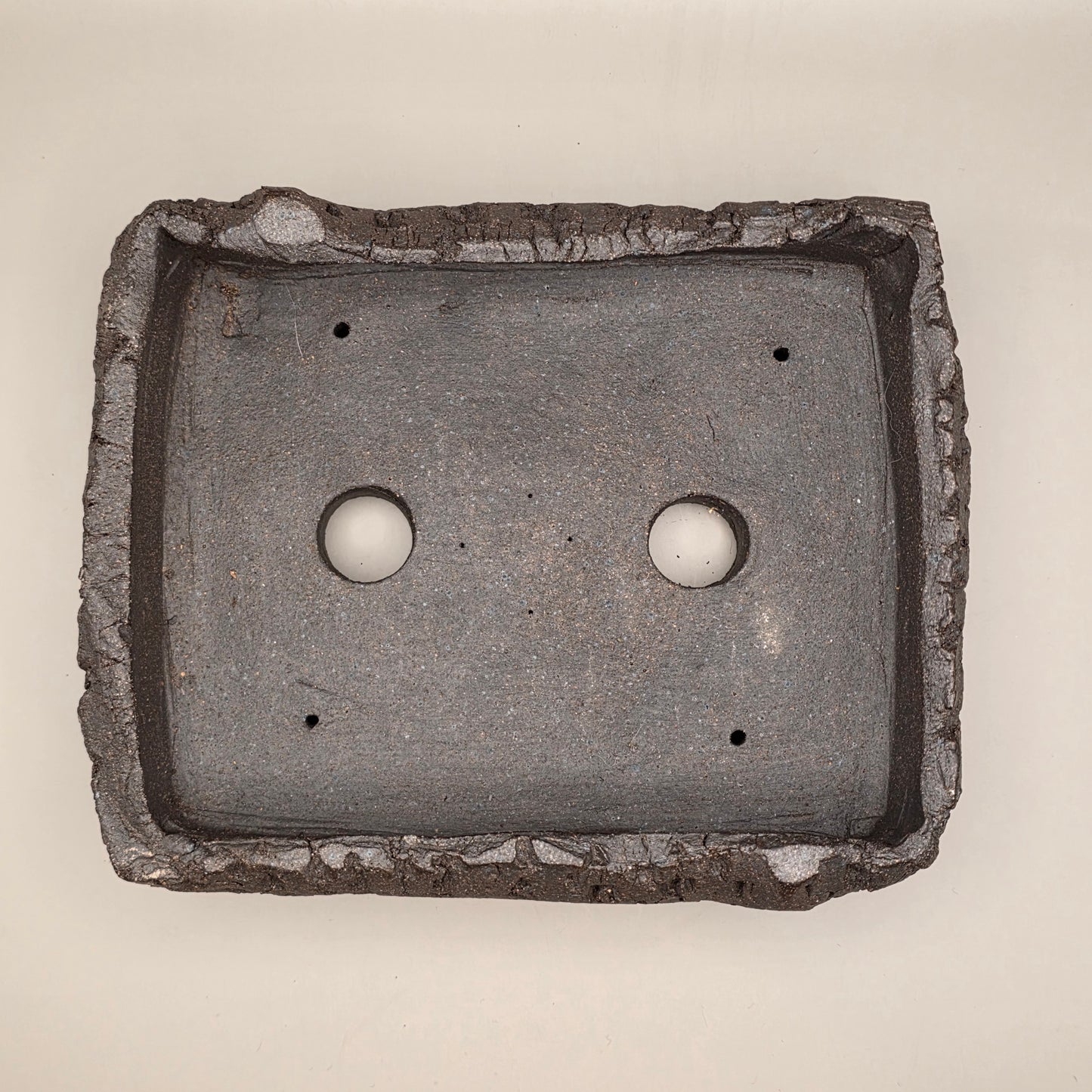Handmade Ceramic Bonsai Pot #49 by Rough Cut Pottery