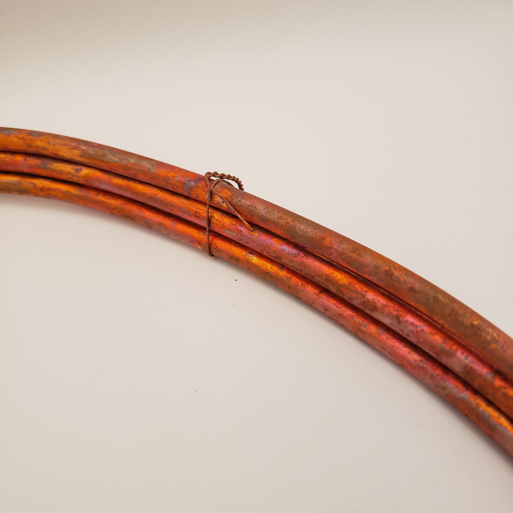 Annealed copper bonsai wire gauge 4 front view