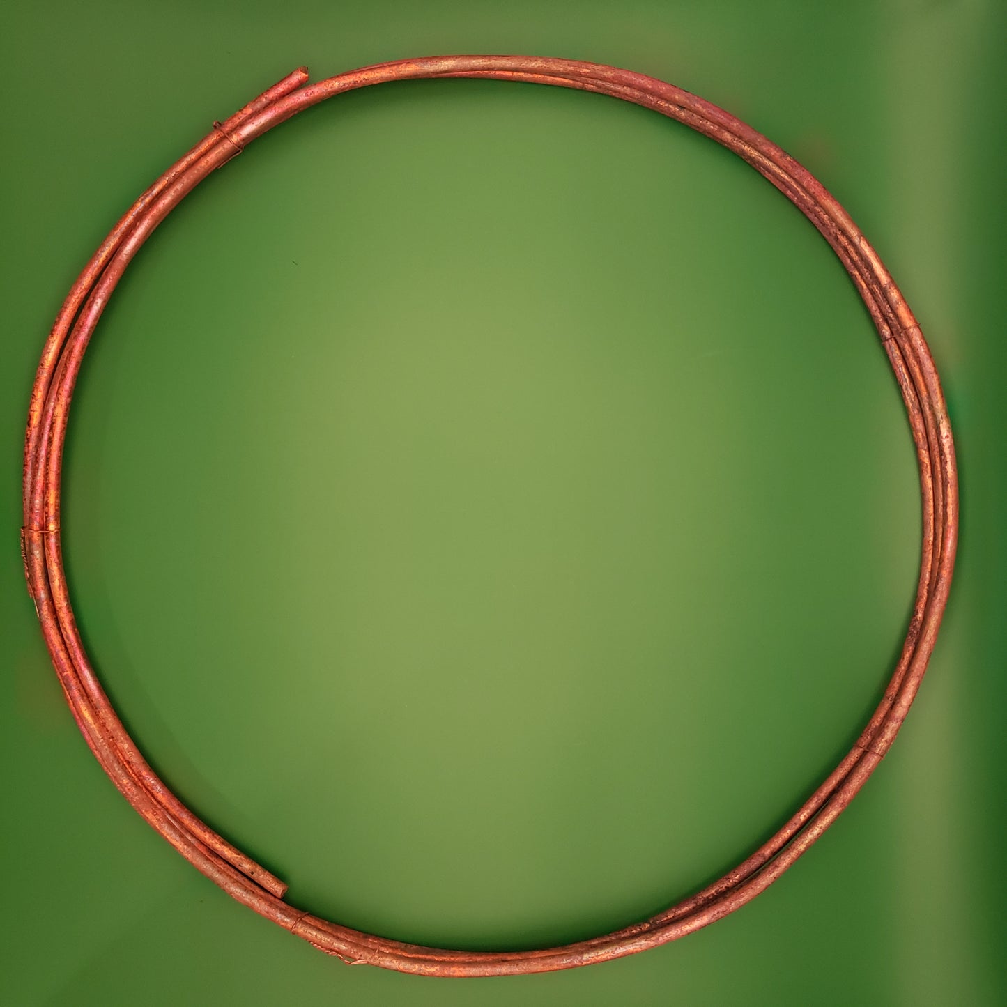 Annealed copper bonsai wire gauge 4 top view