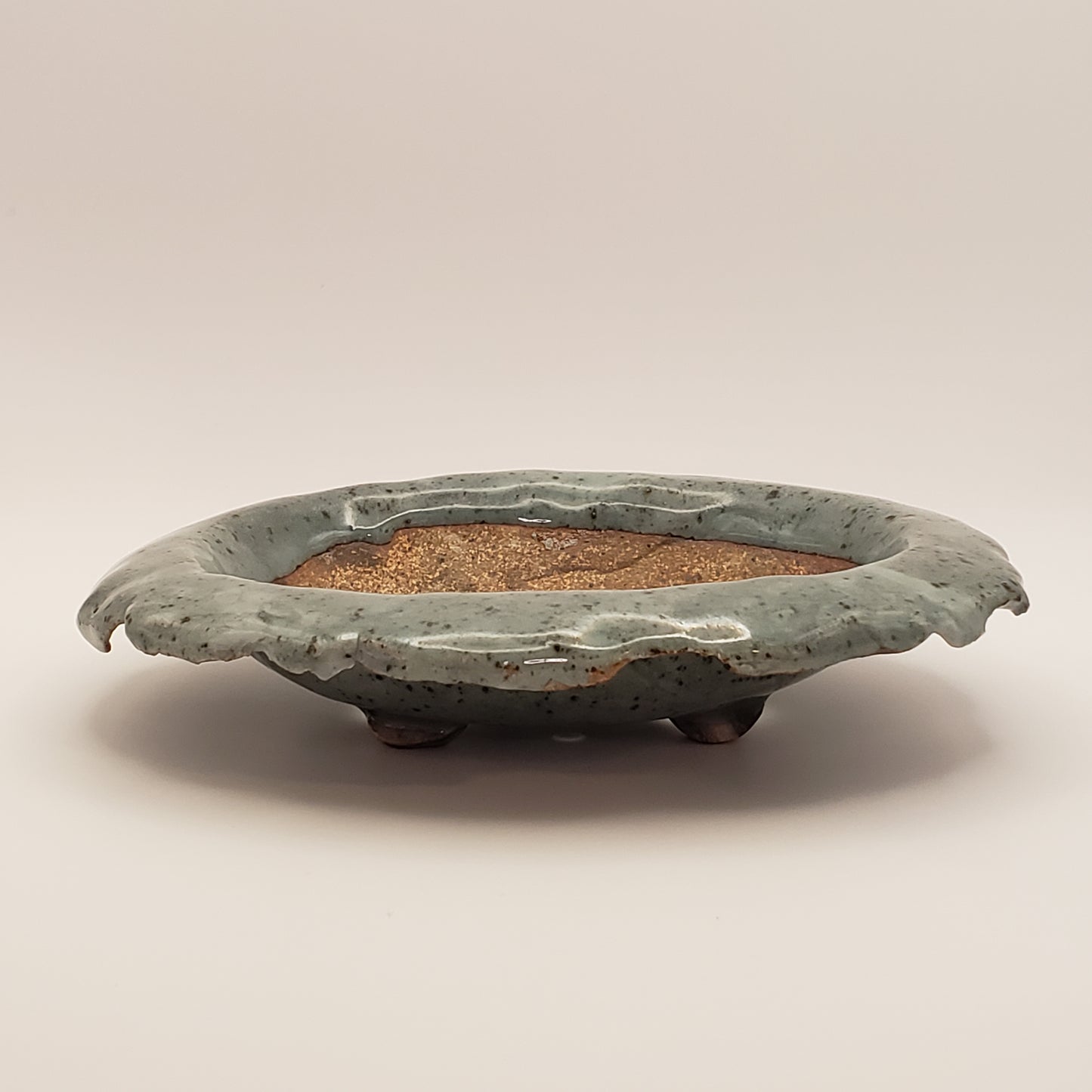 Handmade Ceramic Bonsai Pot #11 by Rough Cut Pottery