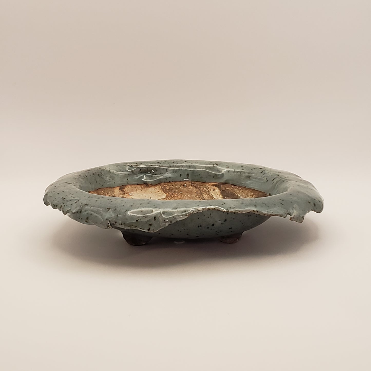 Handmade Ceramic Bonsai Pot #11 by Rough Cut Pottery