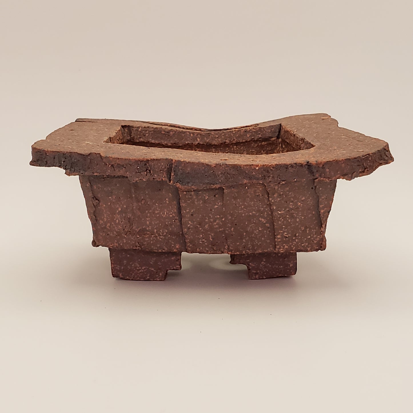 Handmade Ceramic Bonsai Pot #12 by Rough Cut Pottery