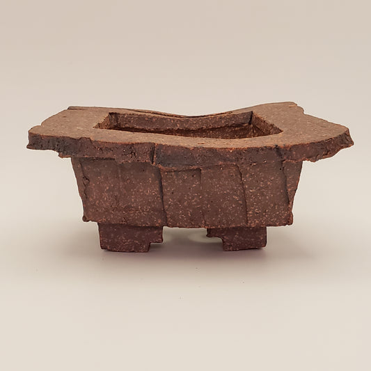 Handmade Ceramic Bonsai Pot #12 by Rough Cut Pottery