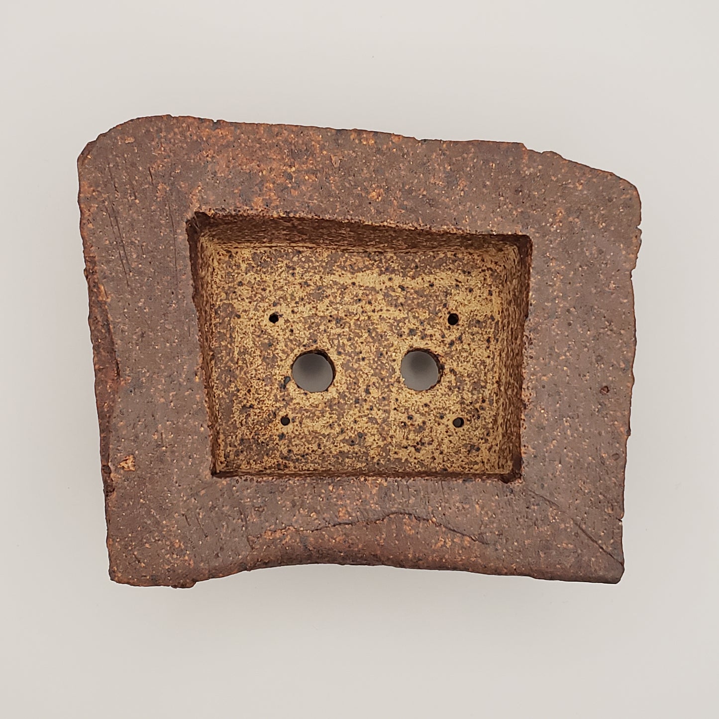 Handmade Ceramic Bonsai Pot #12 by Rough Cut Pottery