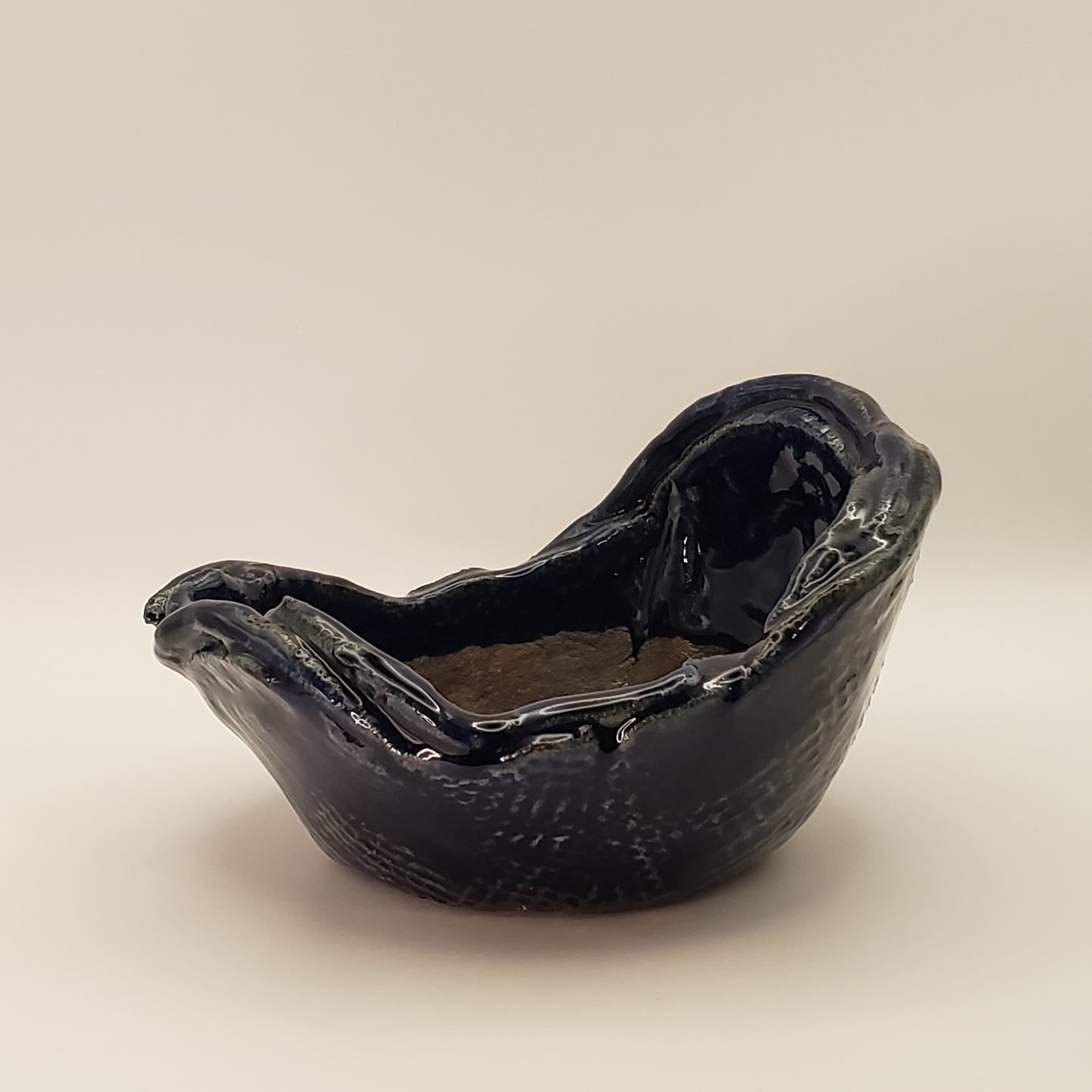 Maceta de bonsái de cerámica hecha a mano nº 15 de Rough Cut Pottery