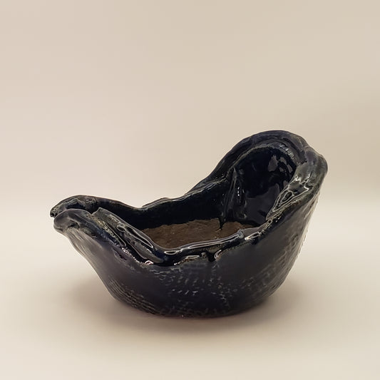 Handmade Ceramic Bonsai Pot #15 by Rough Cut Pottery