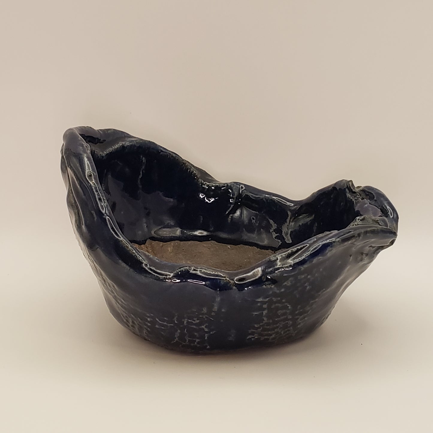 Maceta de bonsái de cerámica hecha a mano nº 15 de Rough Cut Pottery