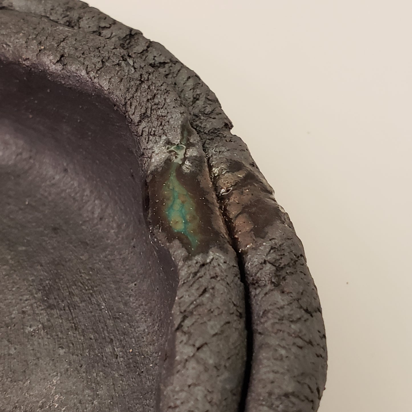 Maceta de bonsái de cerámica hecha a mano nº 16 de Rough Cut Pottery