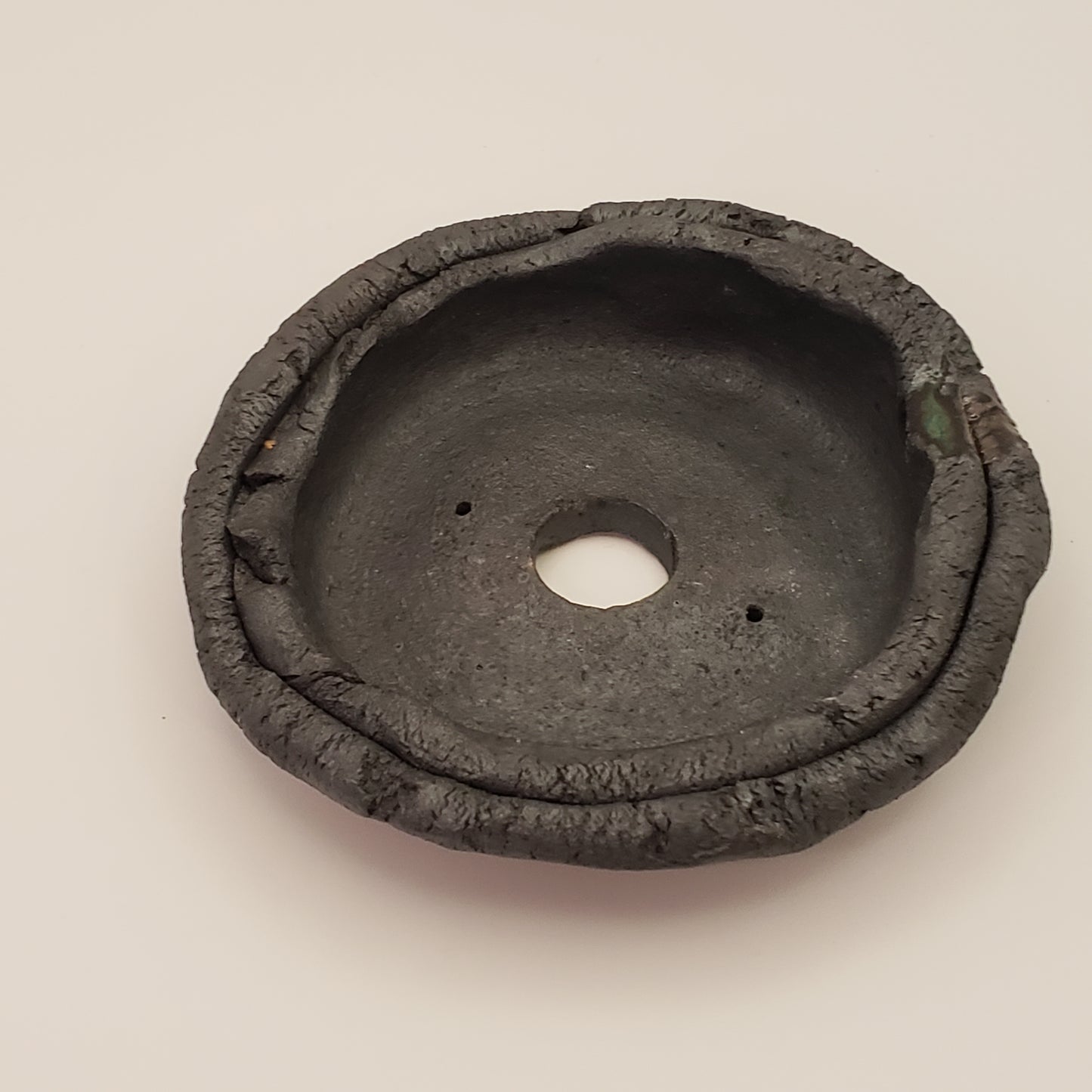 Maceta de bonsái de cerámica hecha a mano nº 16 de Rough Cut Pottery