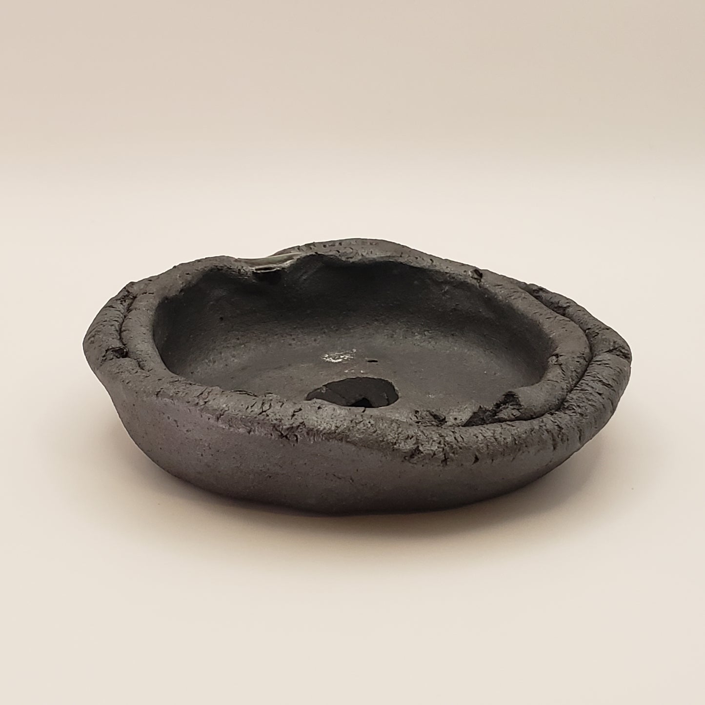 Maceta de bonsái de cerámica hecha a mano nº 16 de Rough Cut Pottery