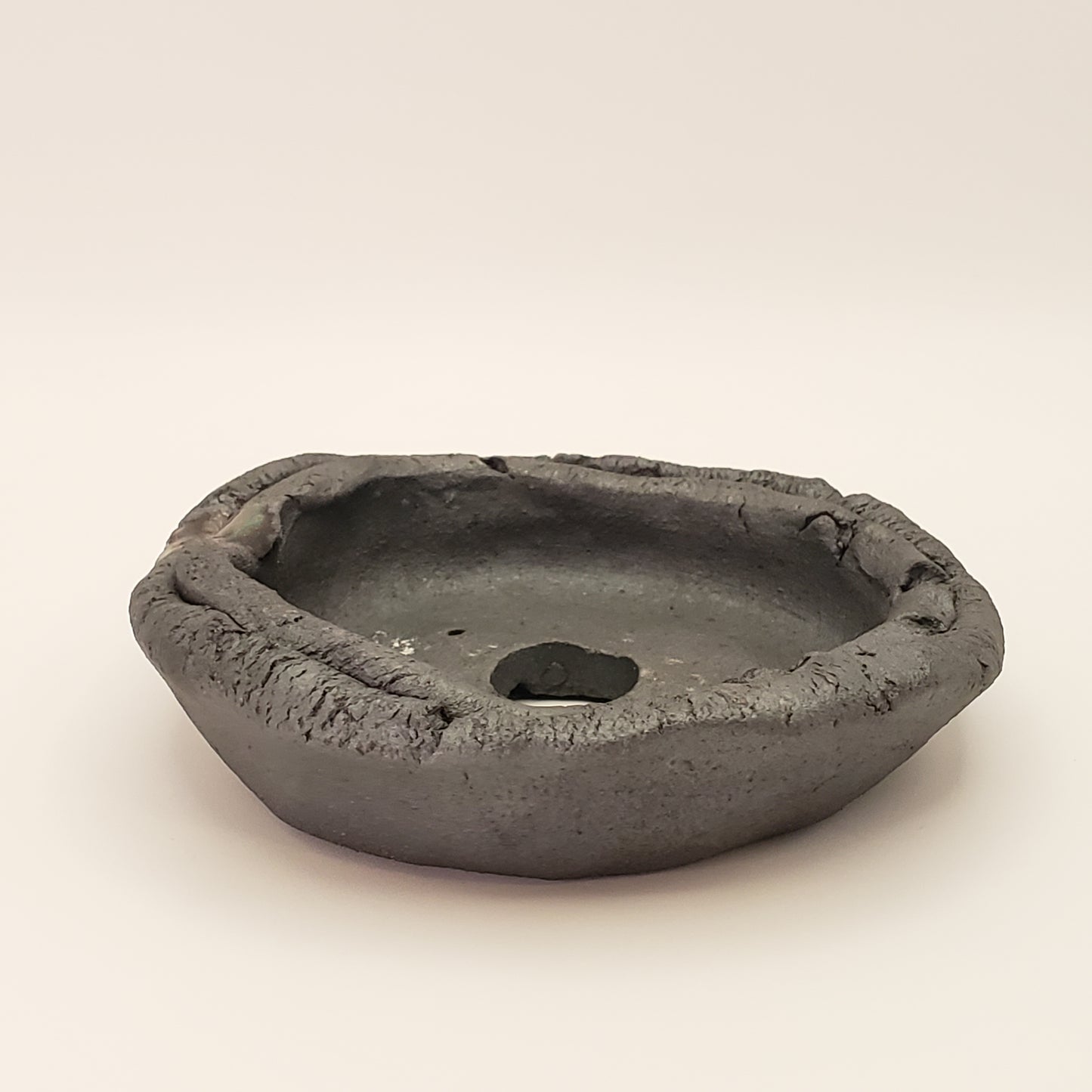 Maceta de bonsái de cerámica hecha a mano nº 16 de Rough Cut Pottery