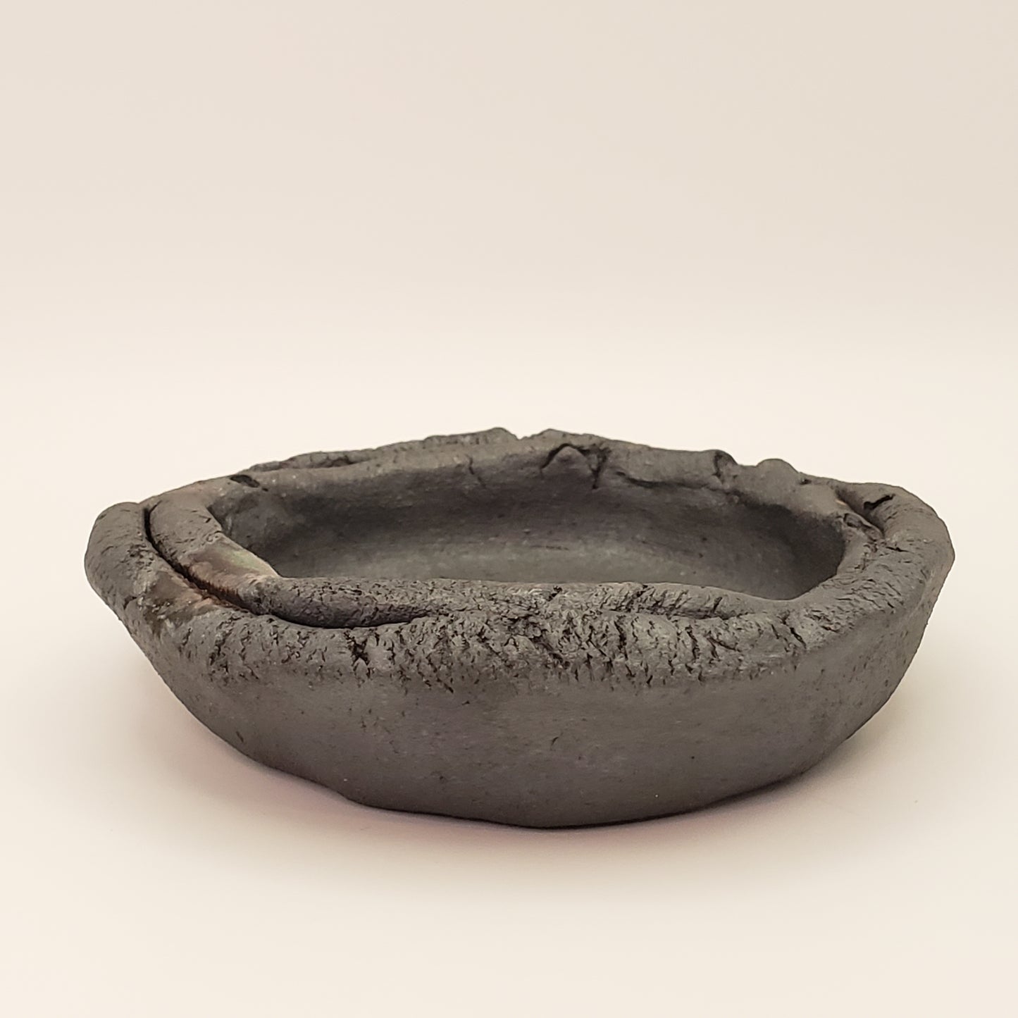 Maceta de bonsái de cerámica hecha a mano nº 16 de Rough Cut Pottery