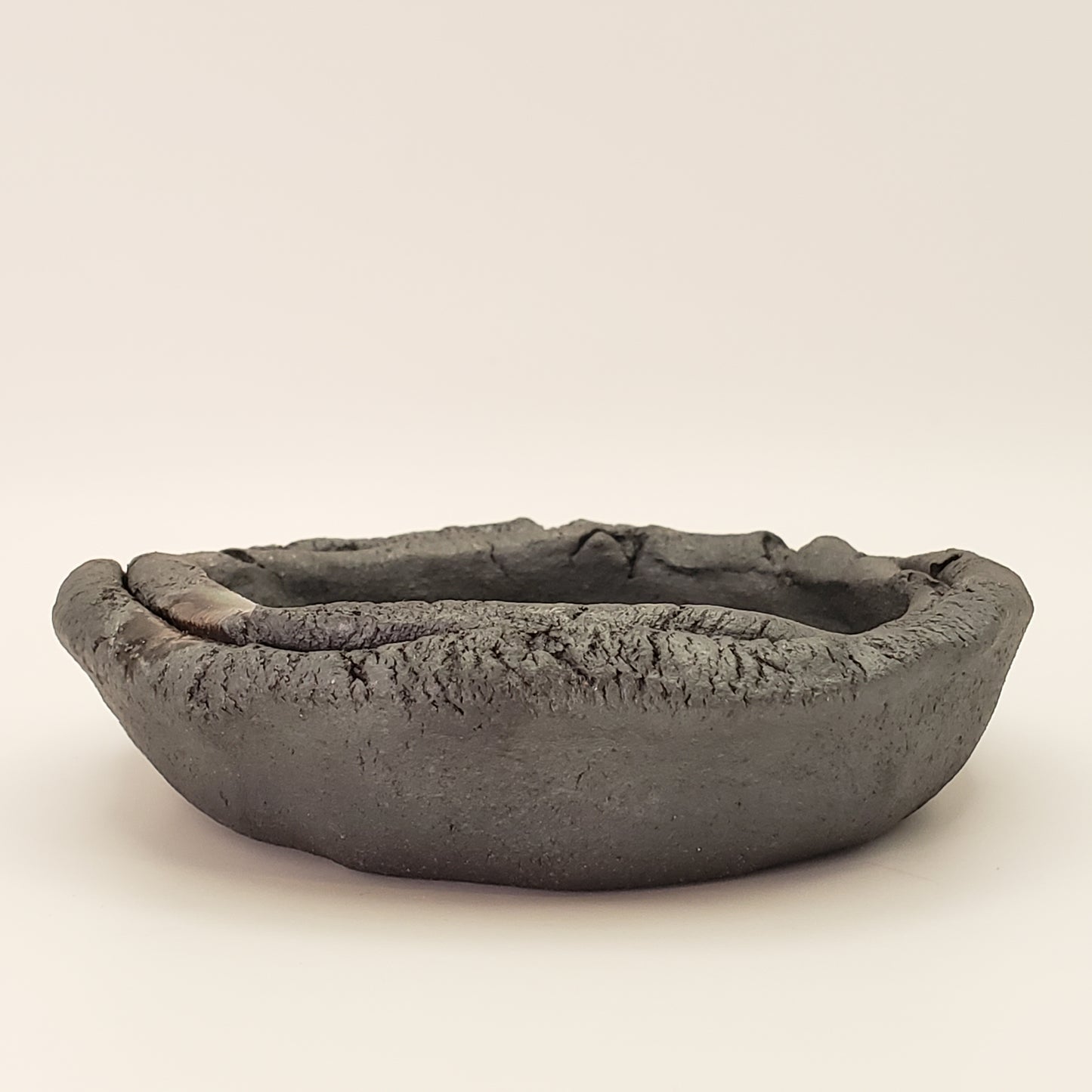 Maceta de bonsái de cerámica hecha a mano nº 16 de Rough Cut Pottery