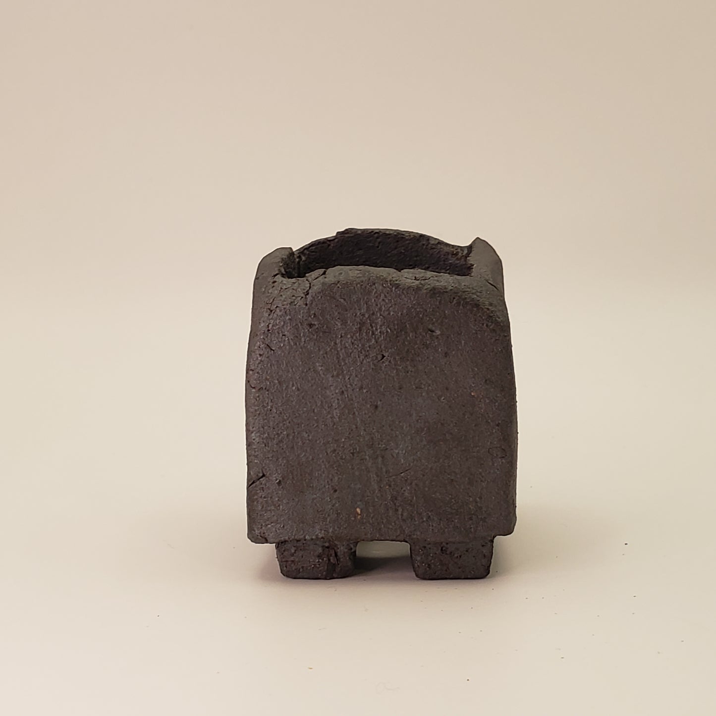 Maceta de bonsái de cerámica hecha a mano nº 18 de Rough Cut Pottery