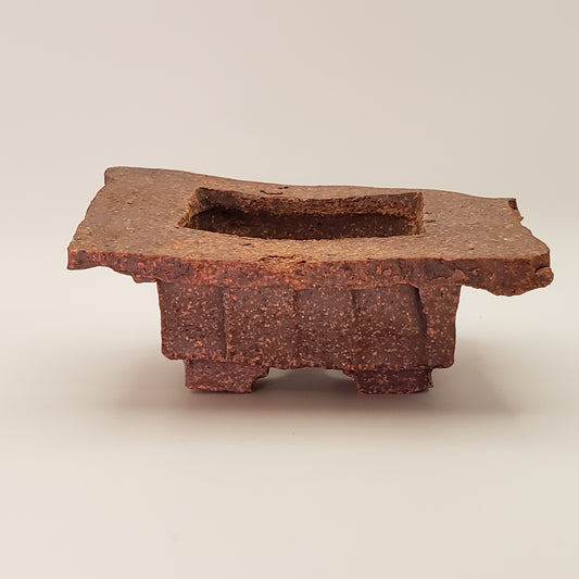 Handmade Ceramic Bonsai Pot #19 by Rough Cut Pottery
