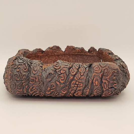 Handmade Ceramic Bonsai Pot #1 by Rough Cut Pottery