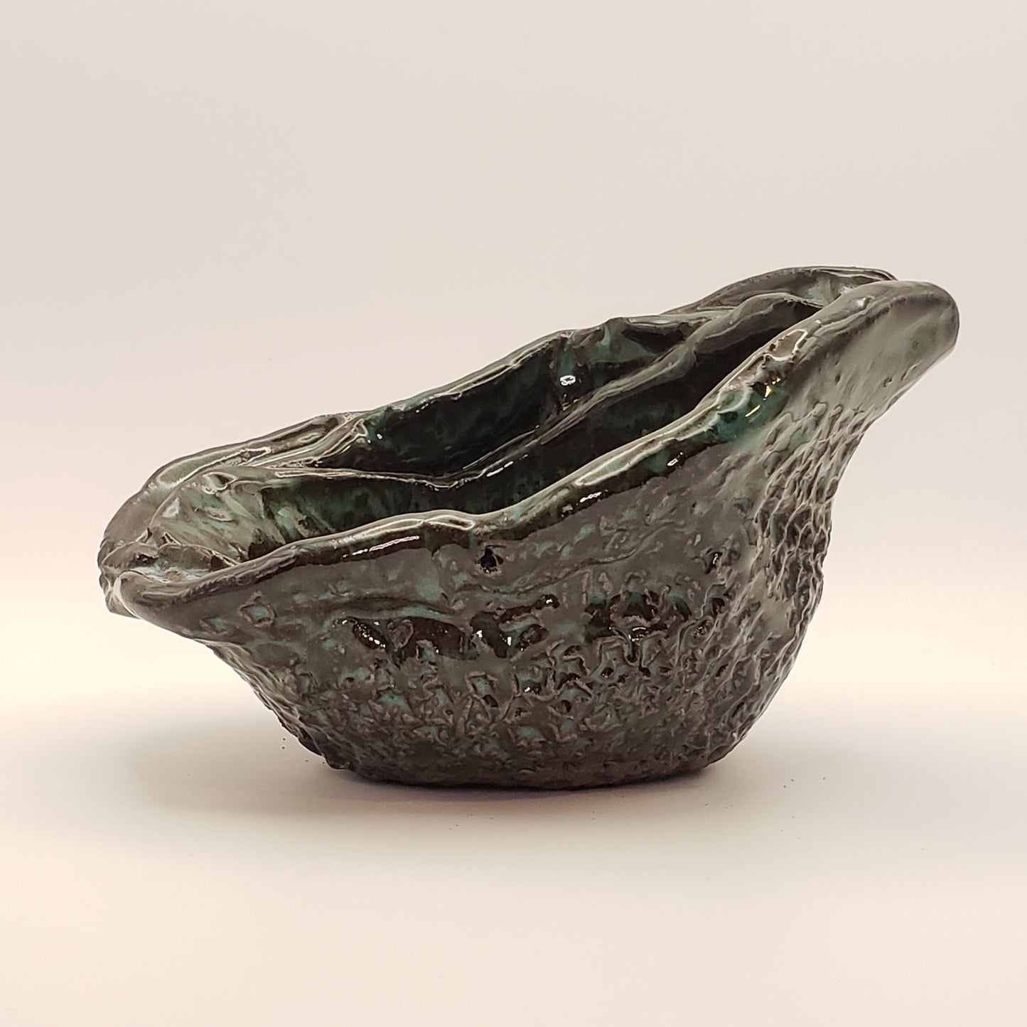 Handmade Ceramic Bonsai Pot #20 by Rough Cut Pottery