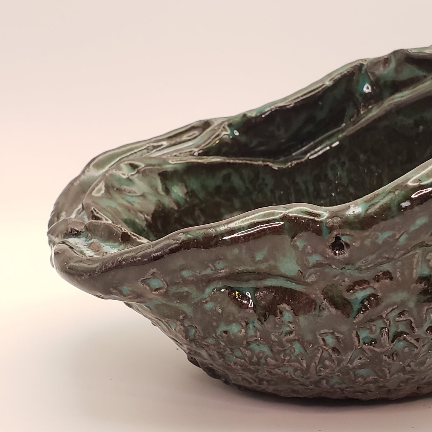 Handmade Ceramic Bonsai Pot #20 by Rough Cut Pottery