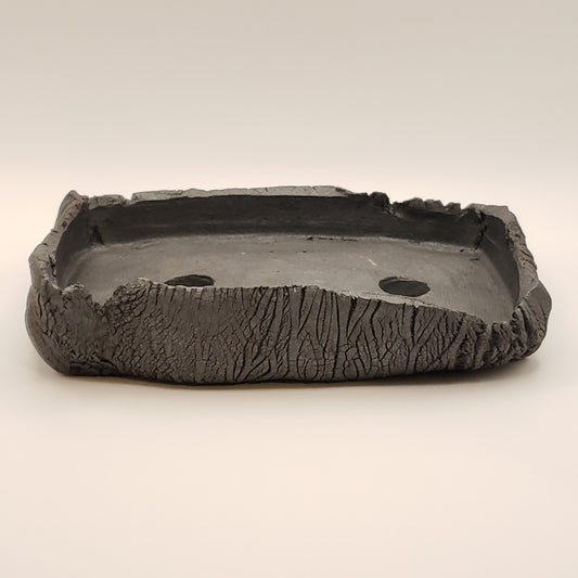 Handmade Ceramic Bonsai Pot #24 by Rough Cut Pottery