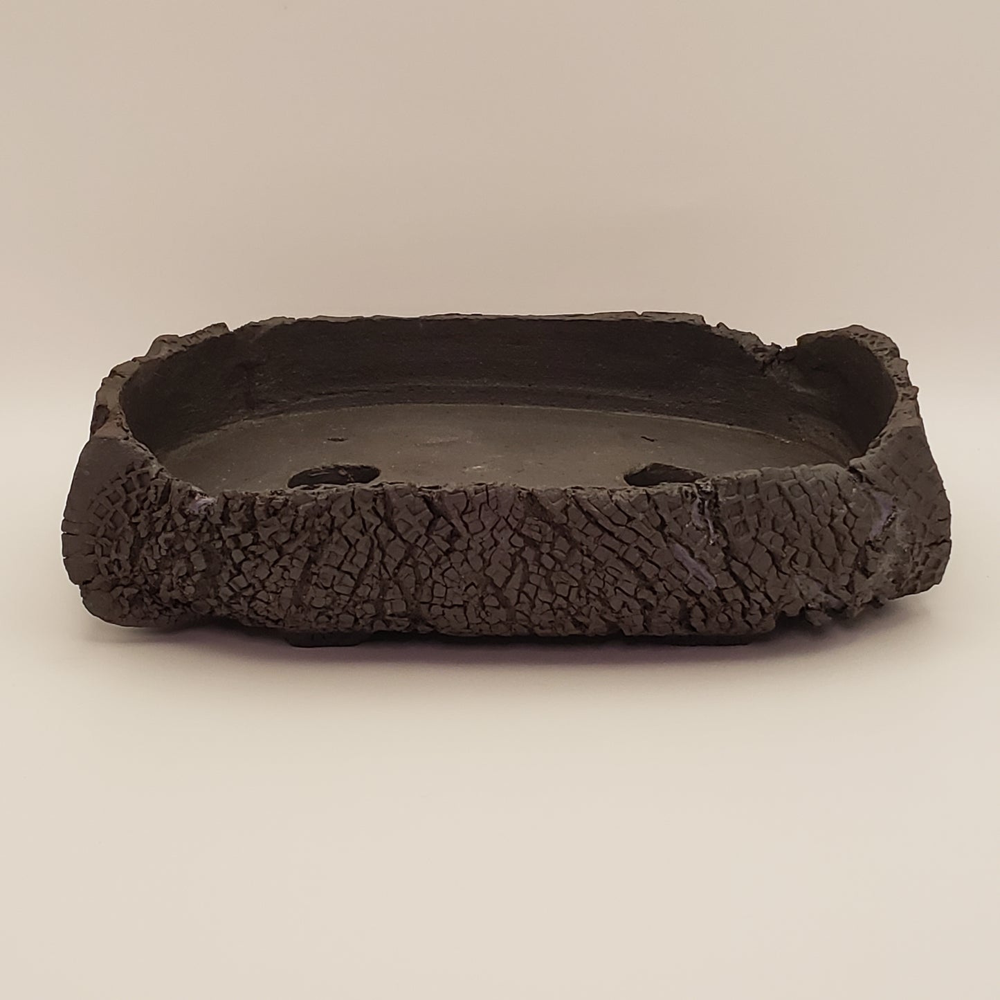 Handmade Ceramic Bonsai Pot #25 by Rough Cut Pottery