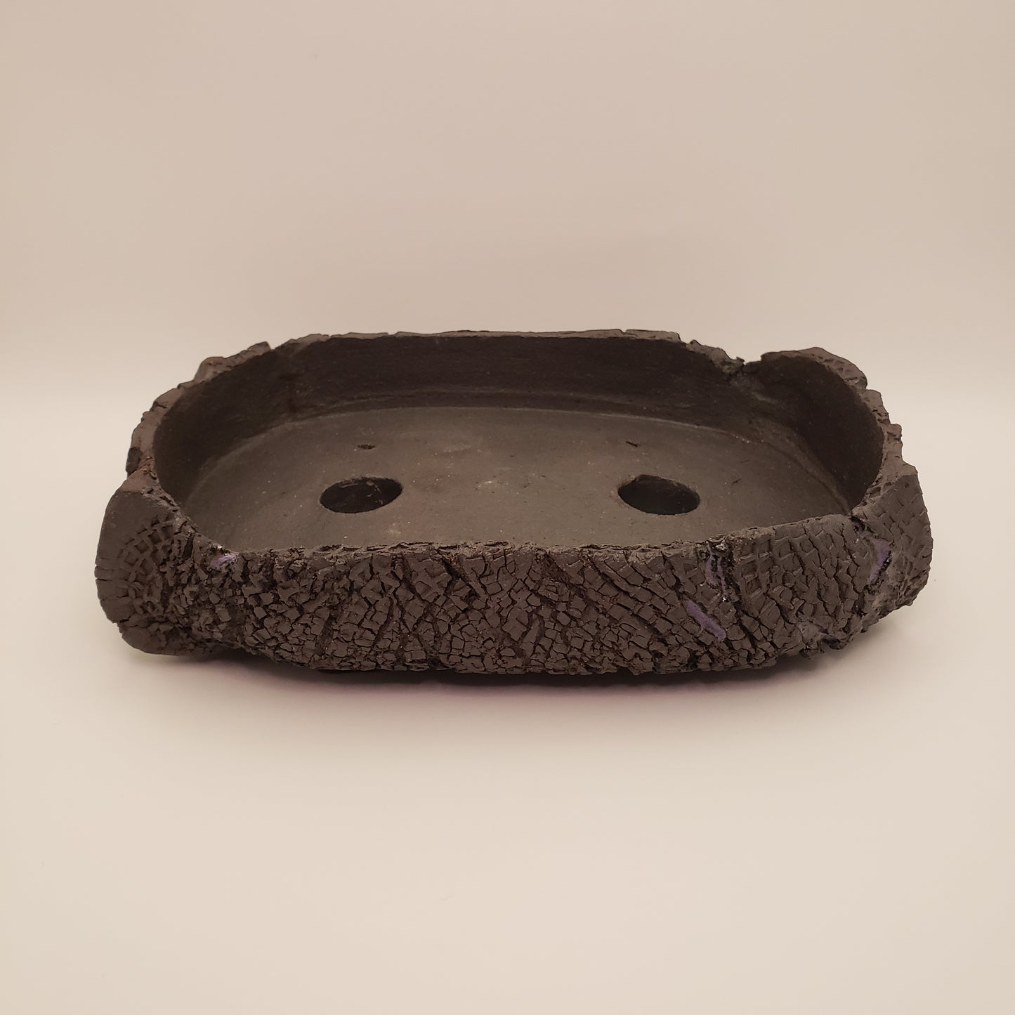 Handmade Ceramic Bonsai Pot #25 by Rough Cut Pottery