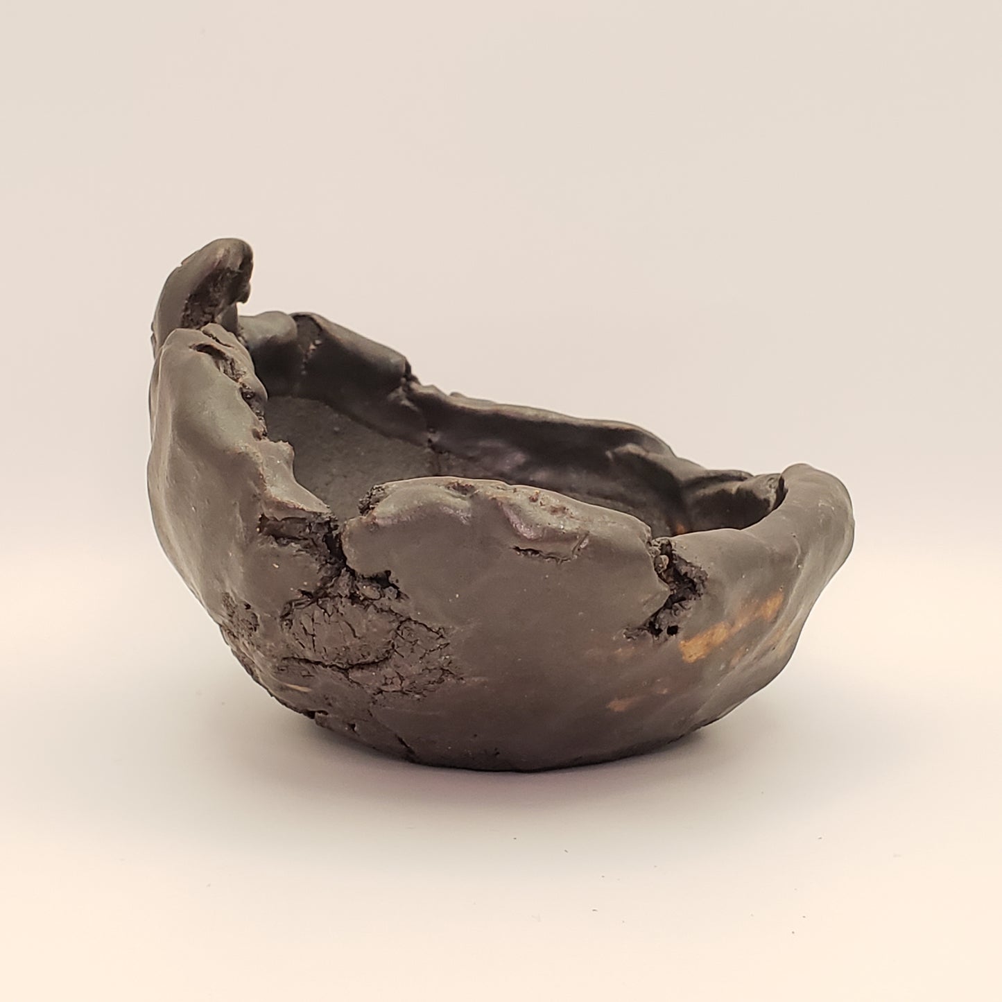 Maceta de bonsái de cerámica hecha a mano nº 27 de Rough Cut Pottery