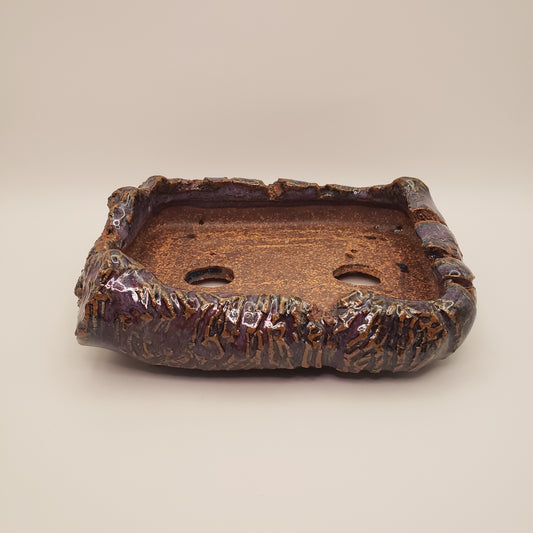Handmade Ceramic Bonsai Pot #30 by Rough Cut Pottery