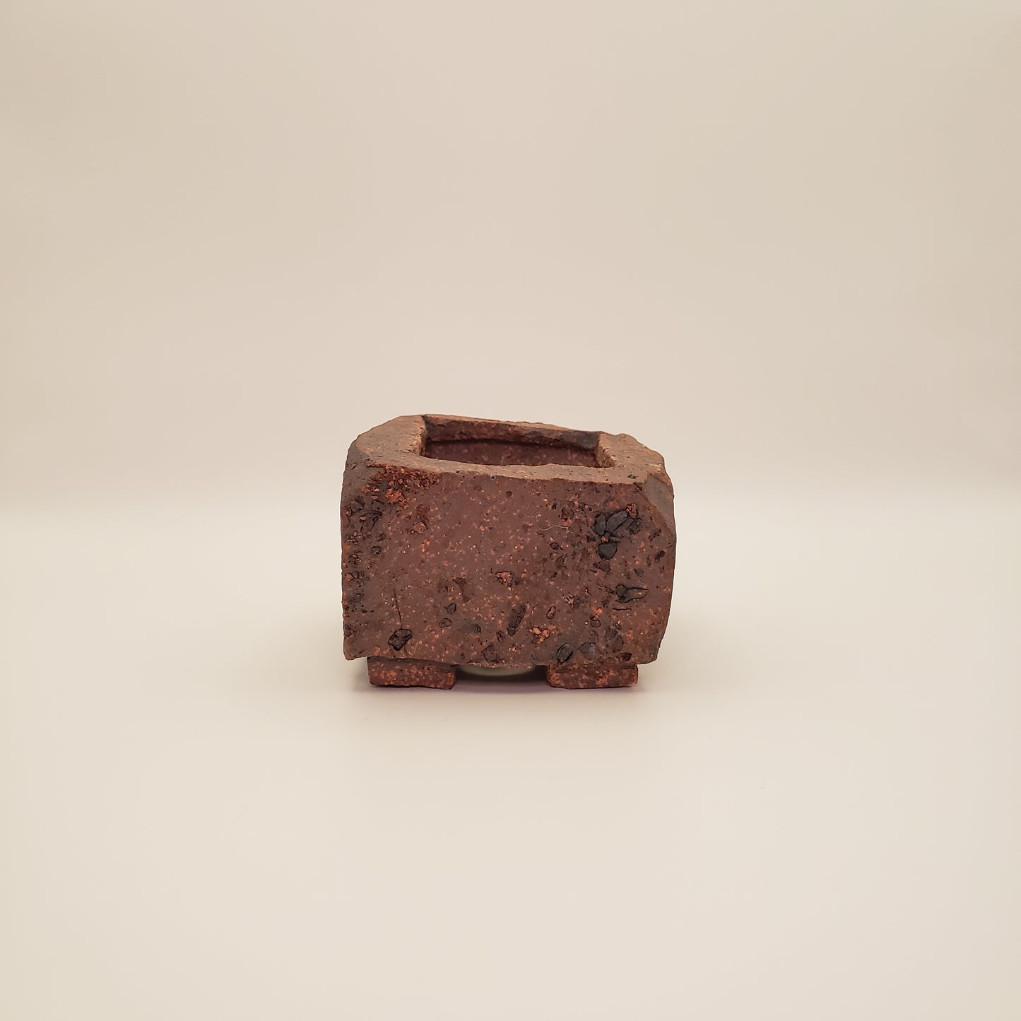 Maceta de bonsái de cerámica hecha a mano nº 6 de Rough Cut Pottery