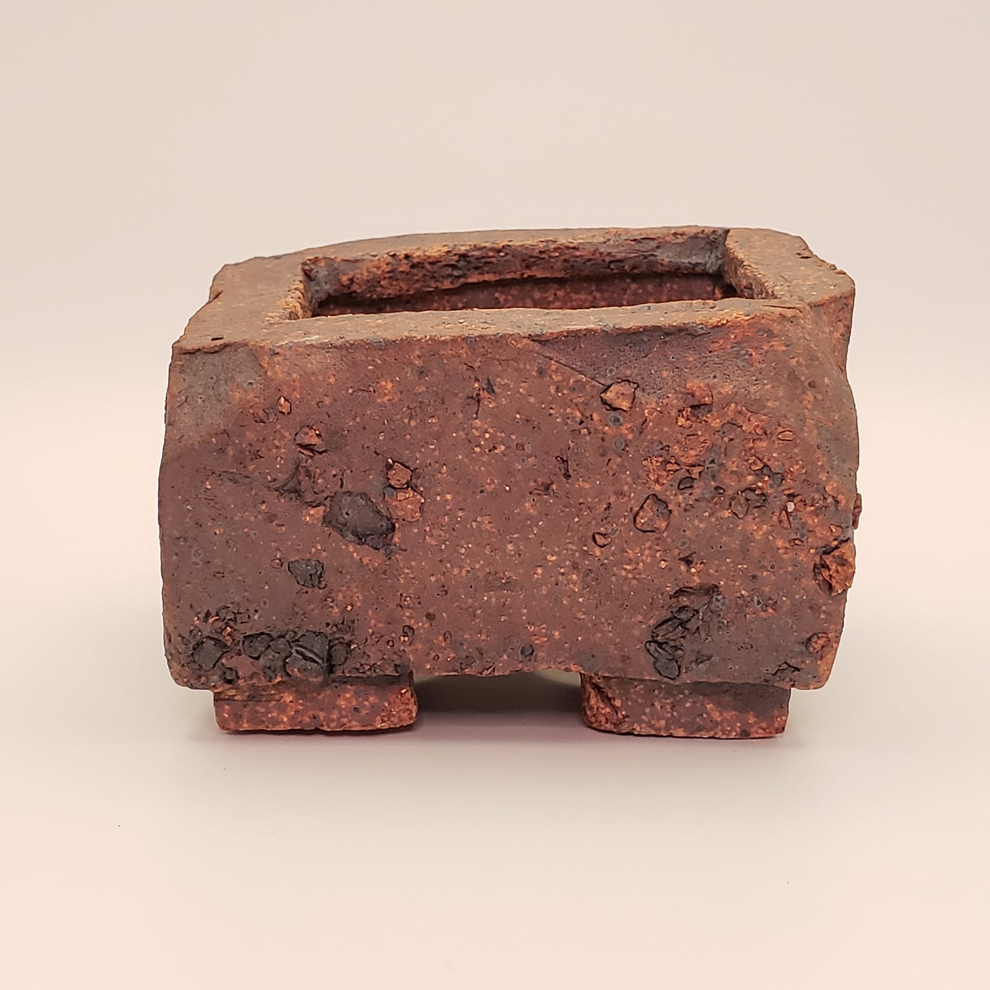 Maceta de bonsái de cerámica hecha a mano nº 6 de Rough Cut Pottery