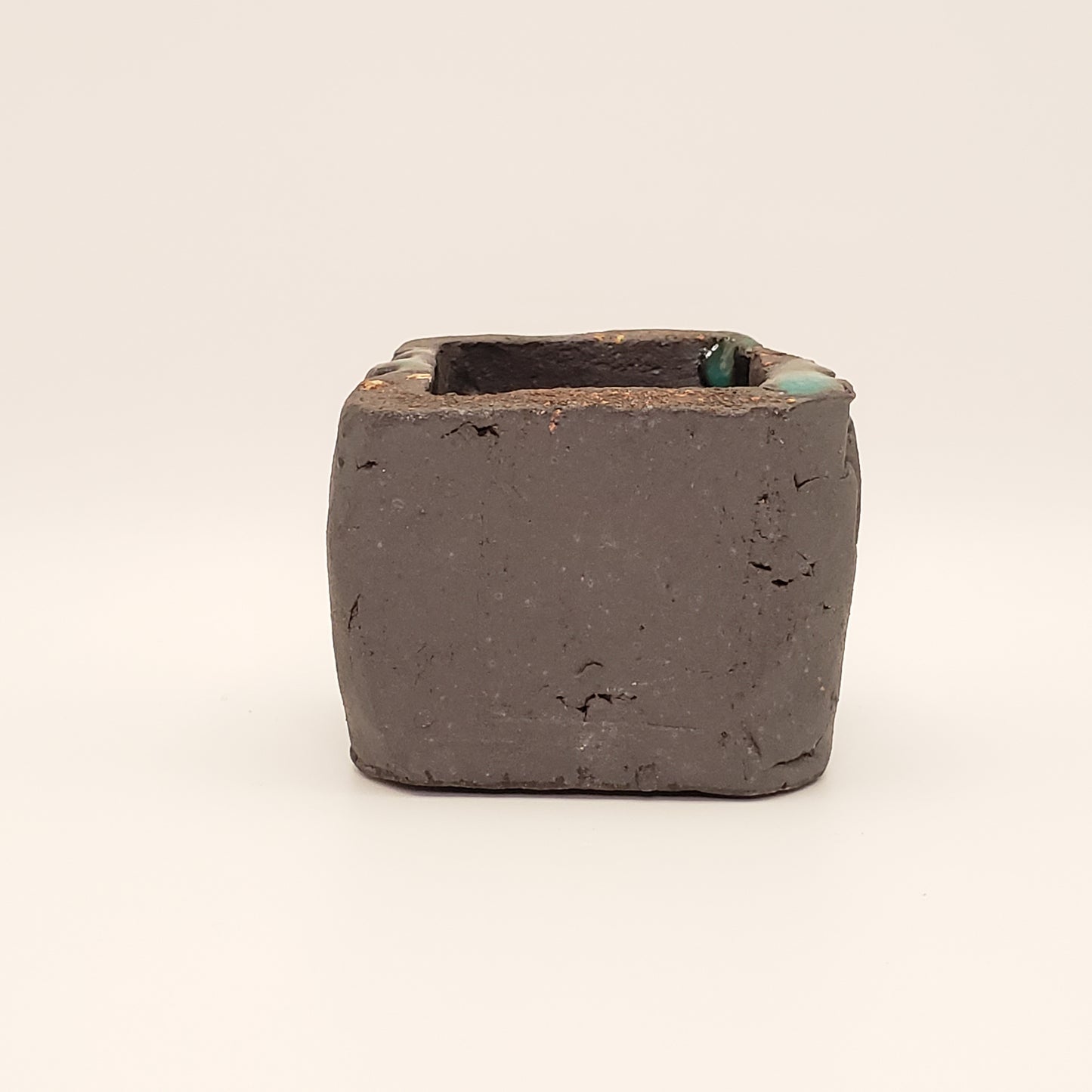 Maceta de bonsái de cerámica hecha a mano nº 8 de Rough Cut Pottery